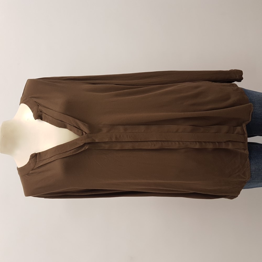 Pull de fêtes marron avec fils d'argent et petits clous brillants - Bréal - Taille 1 - Photo 6