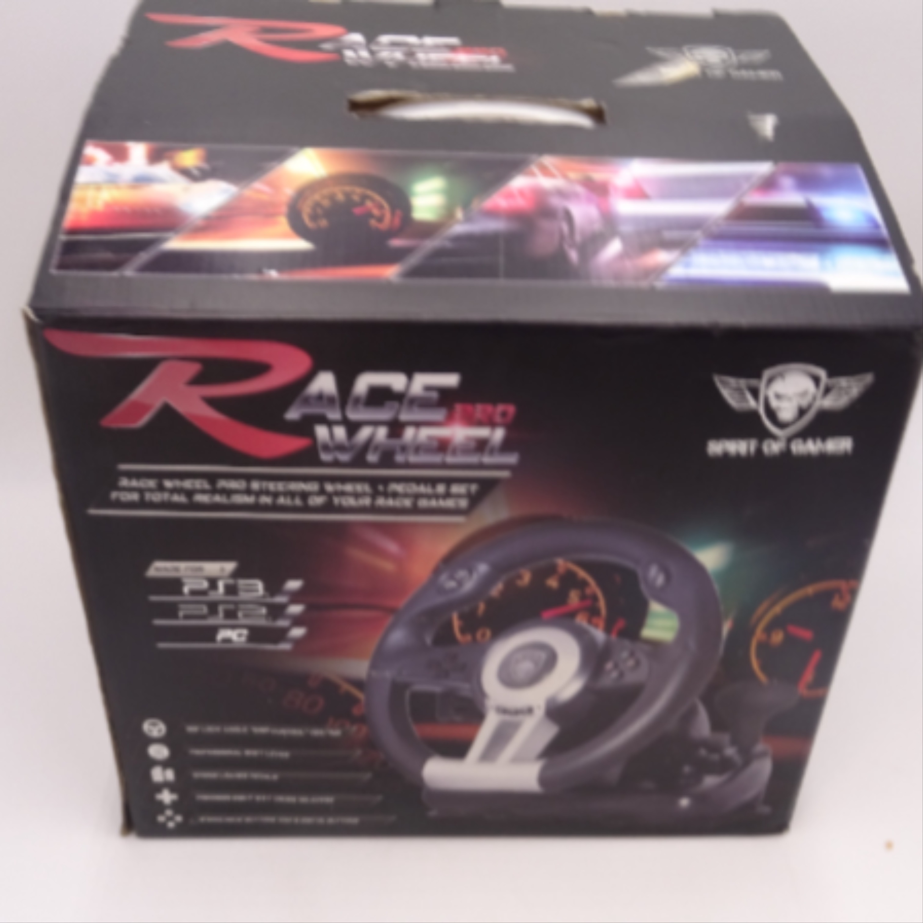 Voir photo 10 de Volant " RACE PRO WHEEL " de SPIRIT OF GAMER ( ps2, ps3, pc) Volant " RACE PRO WHEEL " de SPIRIT OF GAMER ( ps2, ps3, pc) Bon état - Vue 10 -