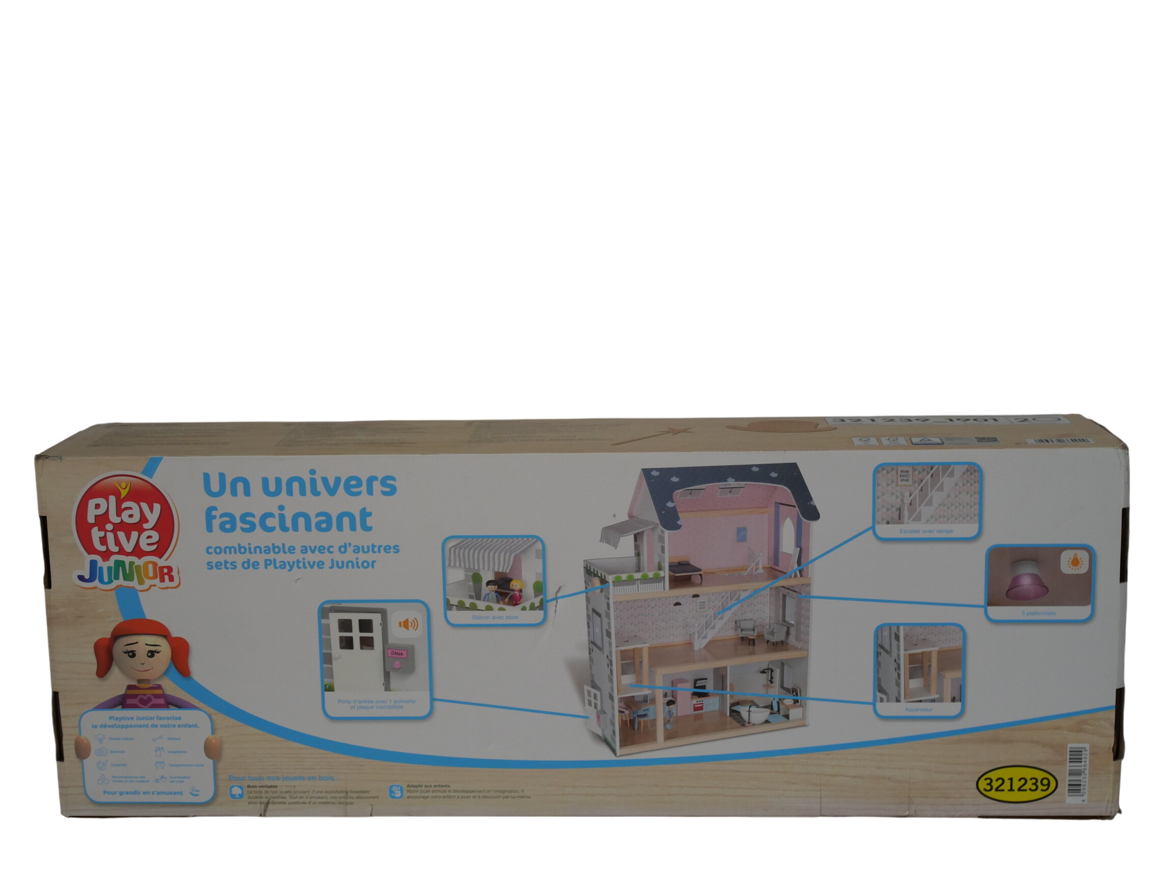 Maison de poupées Playtive Junior Comme neuf -  reconditionné disponible sur Label Emmaüs