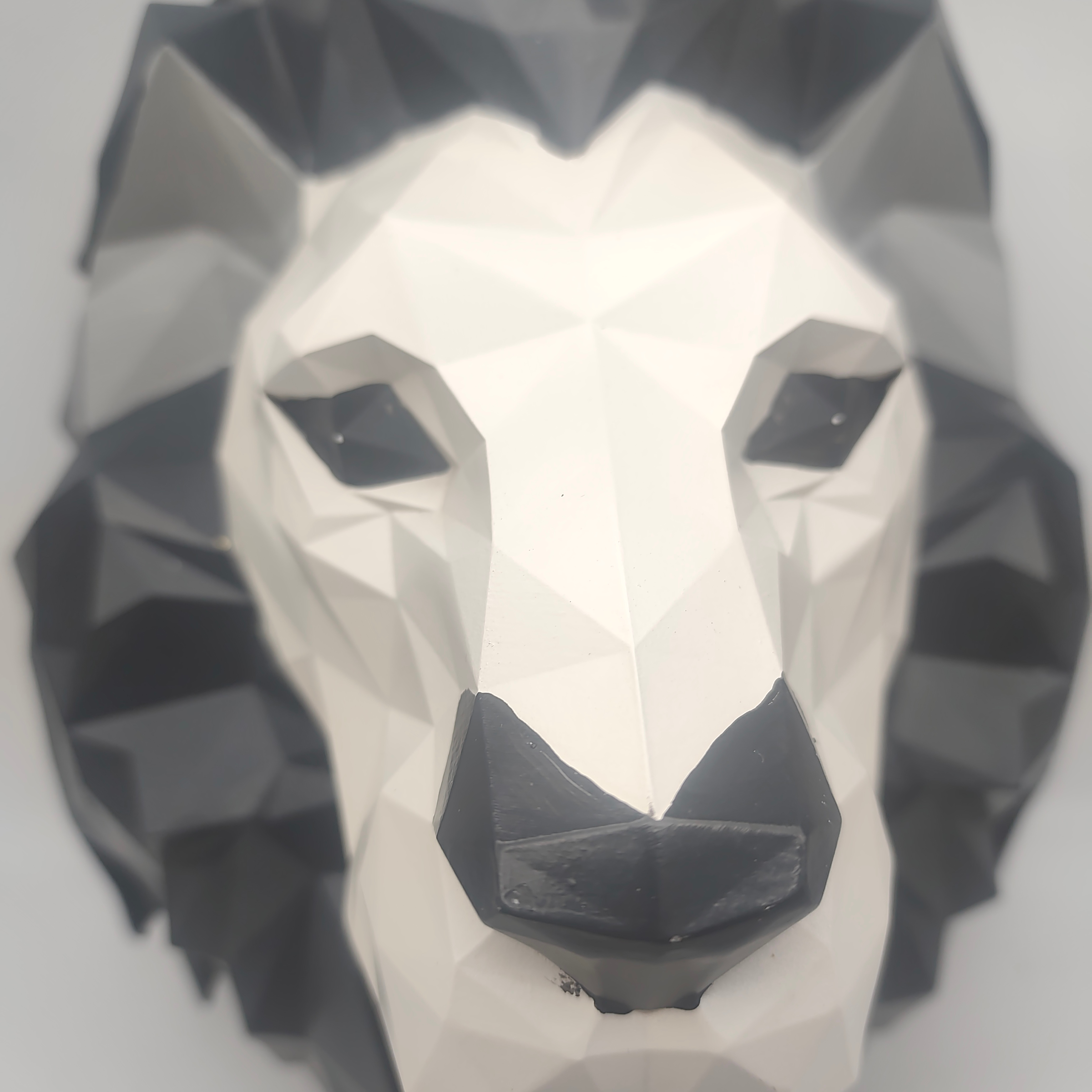 Tête de lion origami Très bon état - Vue 3 - 