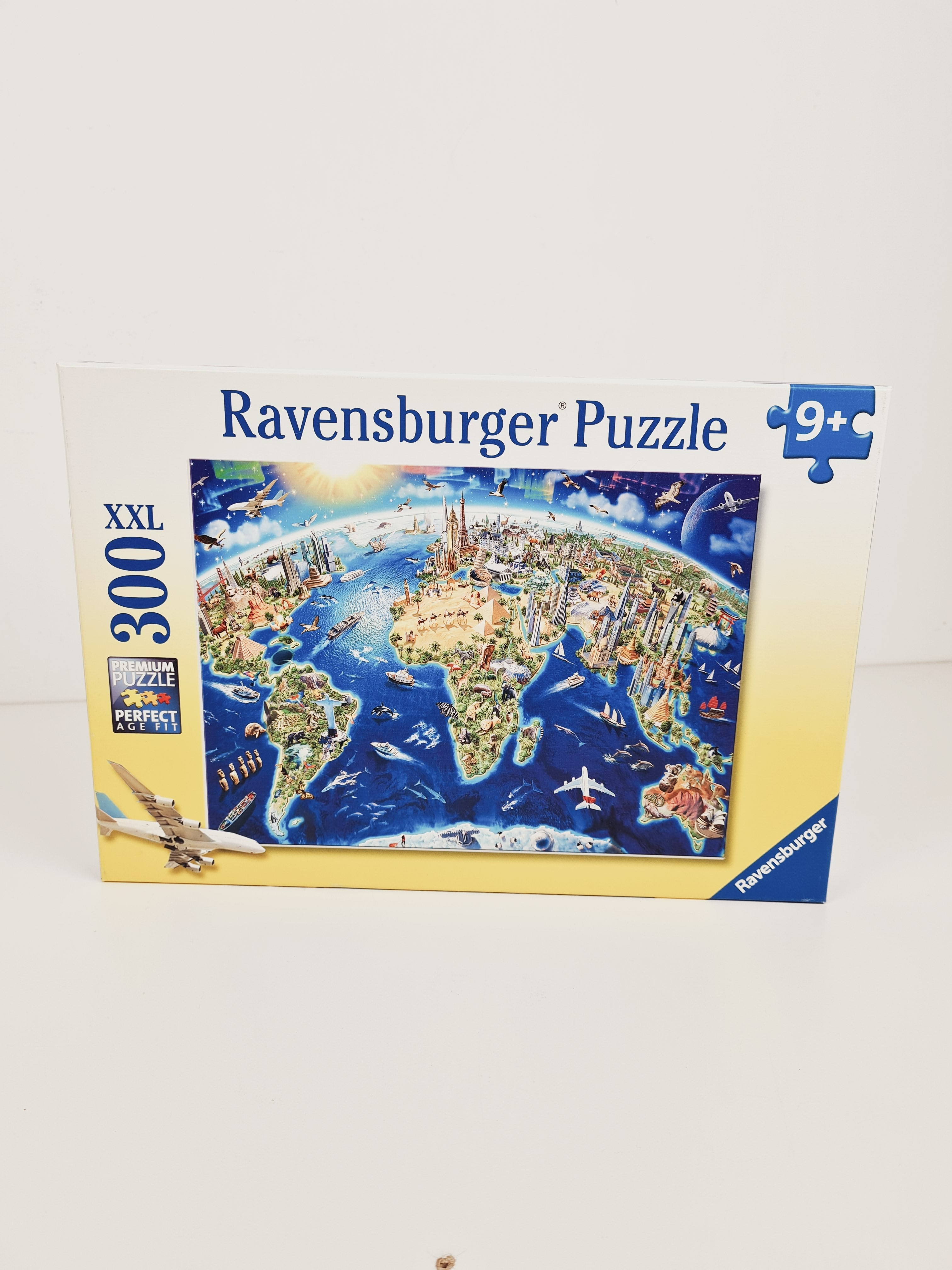 🎲 Puzzle - 300 pièces XXL - Carte des monuments du monde - Ravensburger ...
