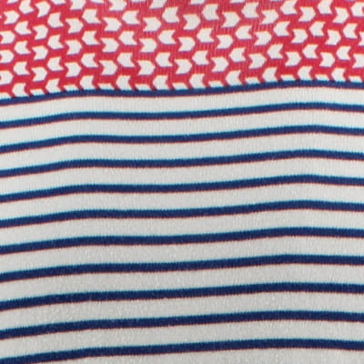 Pull blanc imprimé - homme - Devred - taille L Très bon état - Vue 4 - 