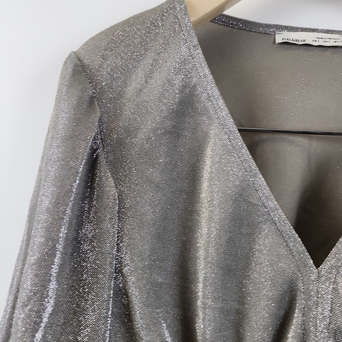 Pull & Bear - gris en paillette - Taille S Très bon état - Vue 2 - 