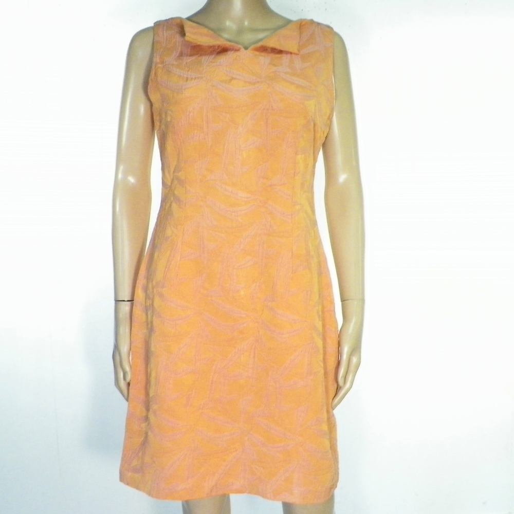 Robe Orange Sans Manches GEORGES FRANCK Taille Estimé L Bon état - Vue 2 - 