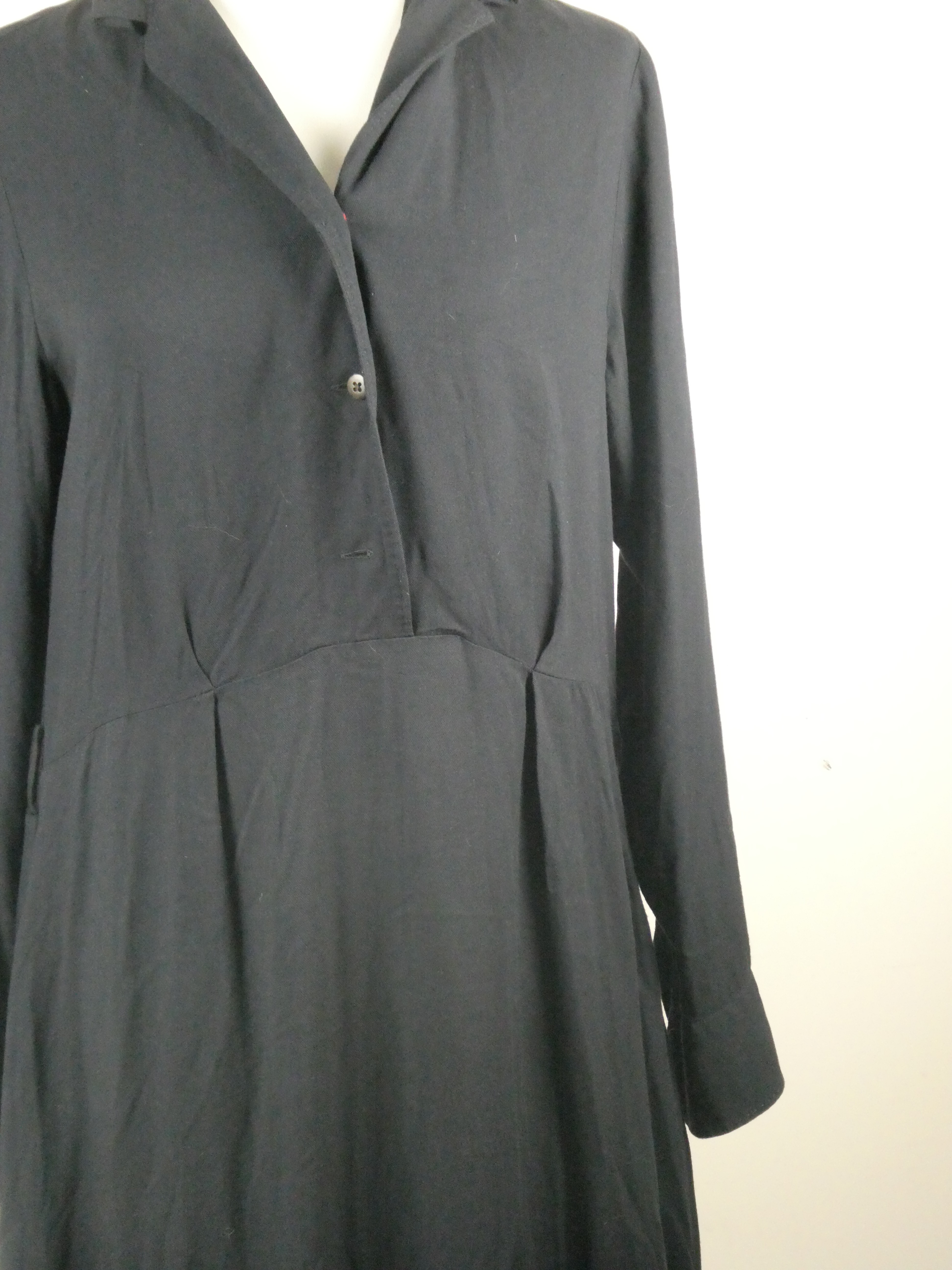 Ines de la Fressange x Uniqlo robe longue manches longues encolure tailleur - Taille M - Photo 10