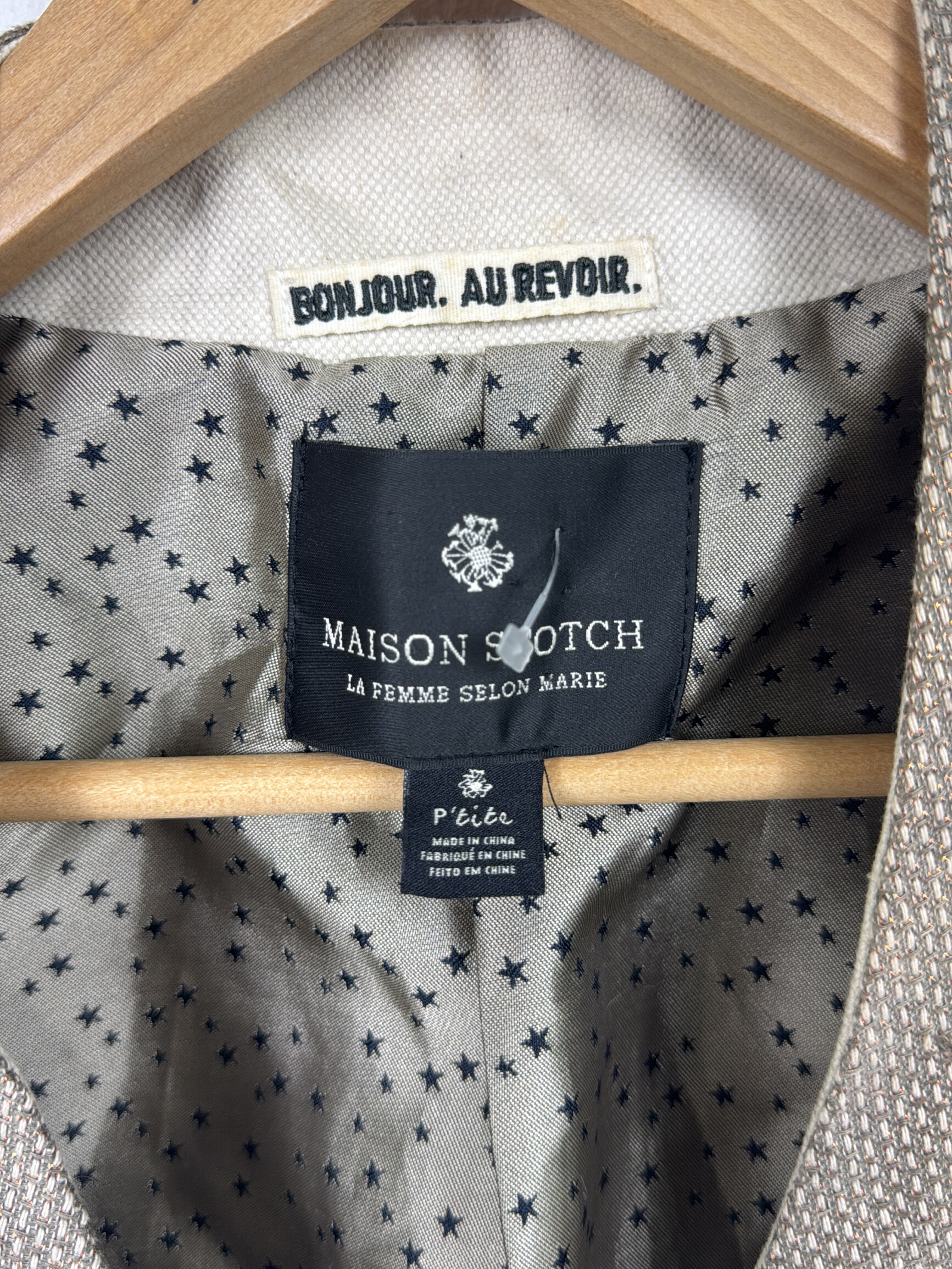 Blazer Maison scotch Beige Lin S - Photo 1