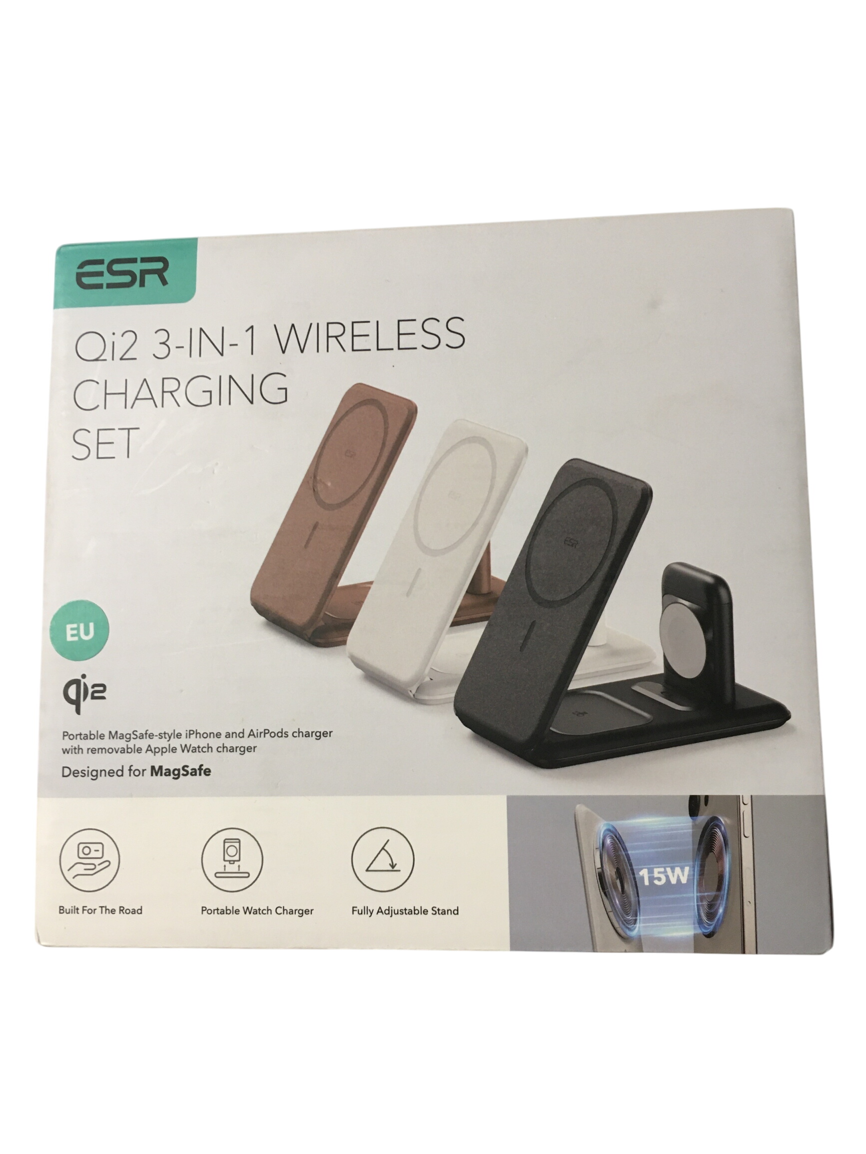ESR Qi2 Kit de charge sans fil marron 3 en 1 - Photo 0