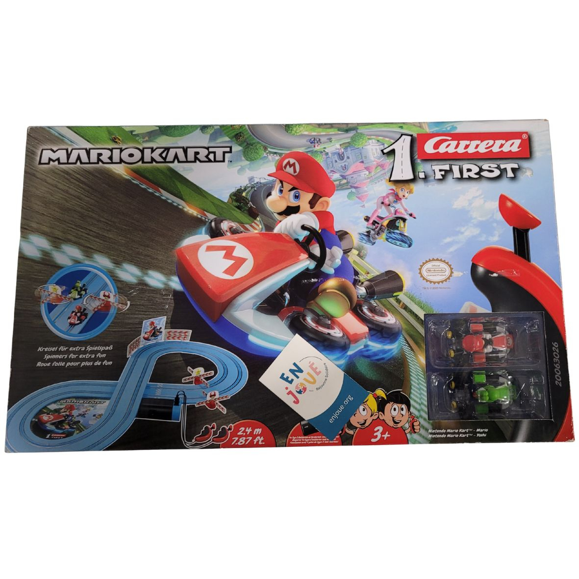 Voir photo 3 de First Voiture Miniature Et Piste Mario Kart - Carrera - Dès 3 ans. First Voiture Miniature Et Piste Mario Kart - Carrera - Dès 3 ans. Comme neuf - Vue 3 -