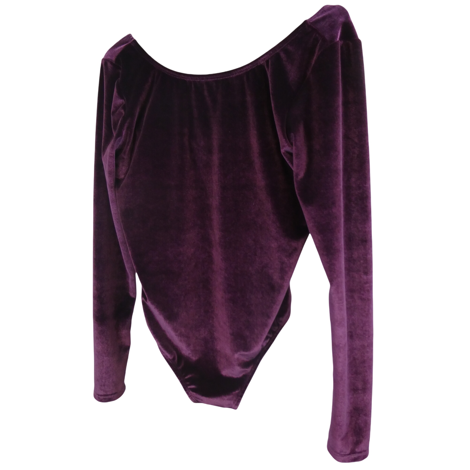 Maillot de bain avec manches prune en velours une pice - taille 38 - caroline kuchkarian - Modalova
