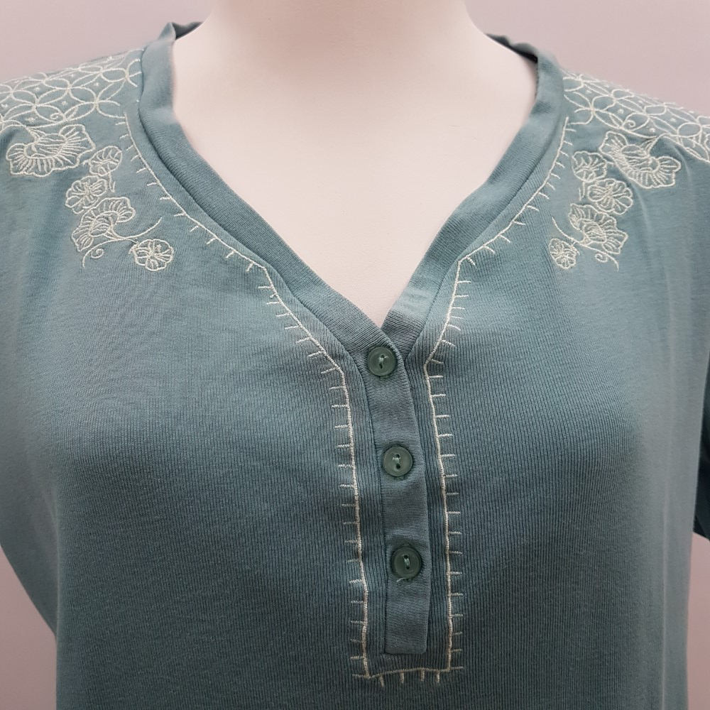 Top bleu lagon - DAMART - Taille 38/40 - Photo 5