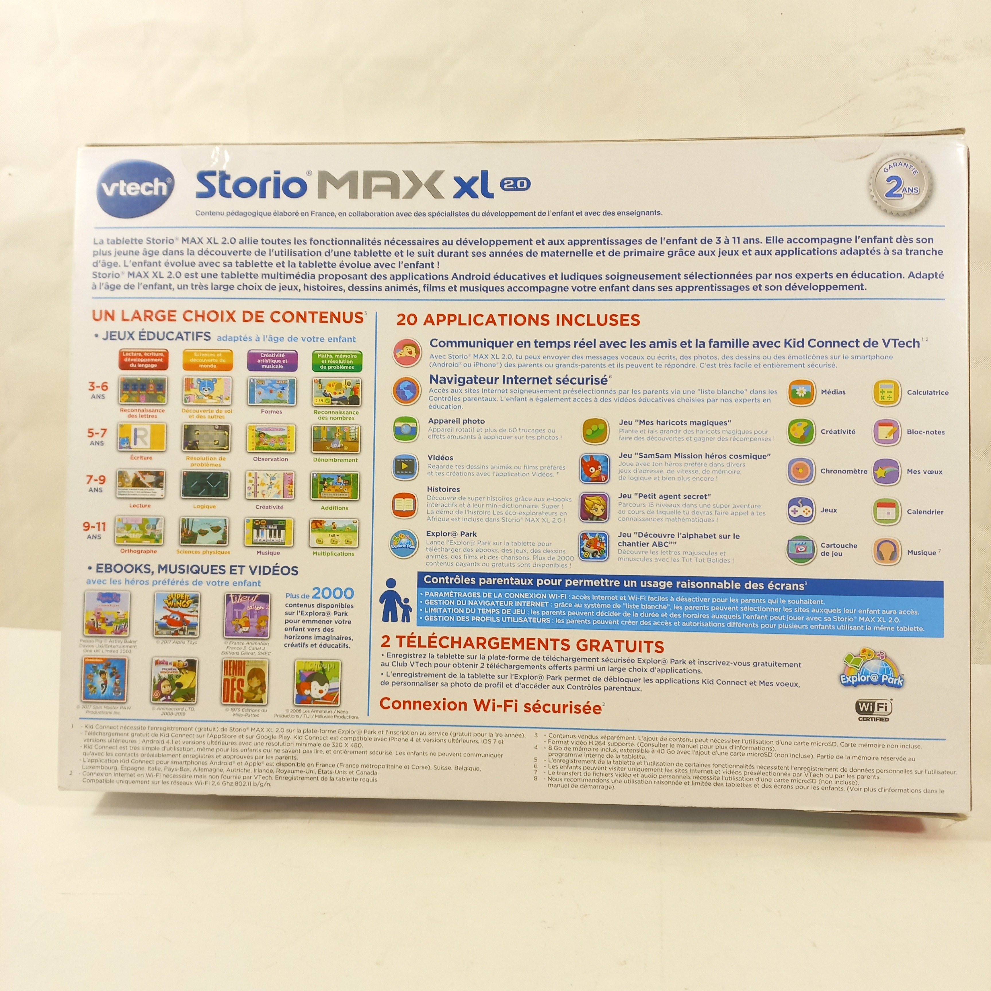 V TECH_STORIO MAX XL 2.0_TABLETTE ROSE DE 3 A 11 ANS - Bon état - Photo 4