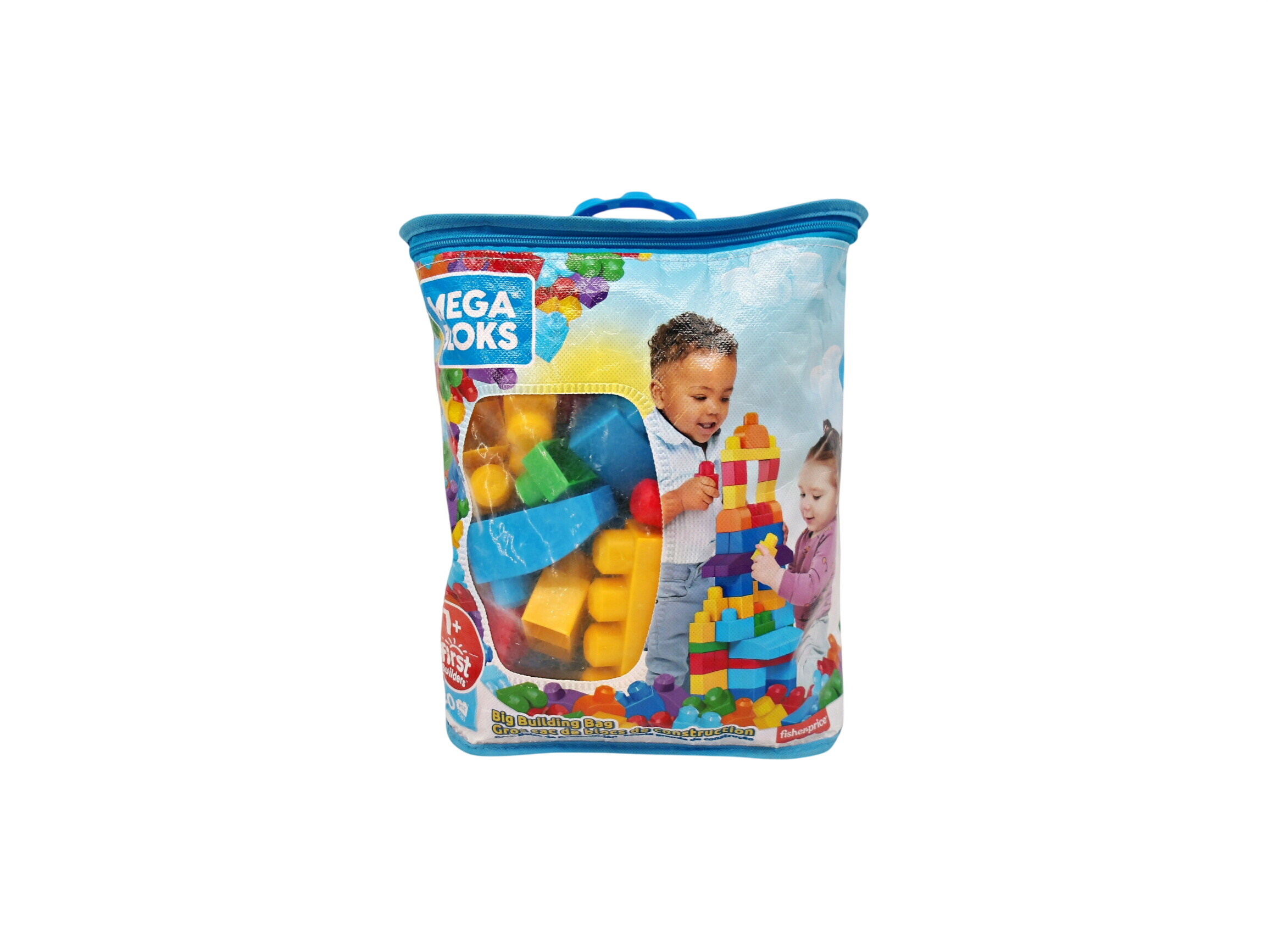 Mega Bloks - Sac medium 60 briques  Très bon état -  reconditionné disponible sur Label Emmaüs