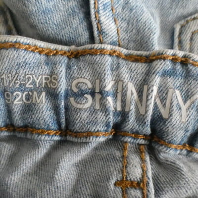 Pantalon bleu délavé - Enfant - DENIM - Taille 1-2 ans - Photo 3