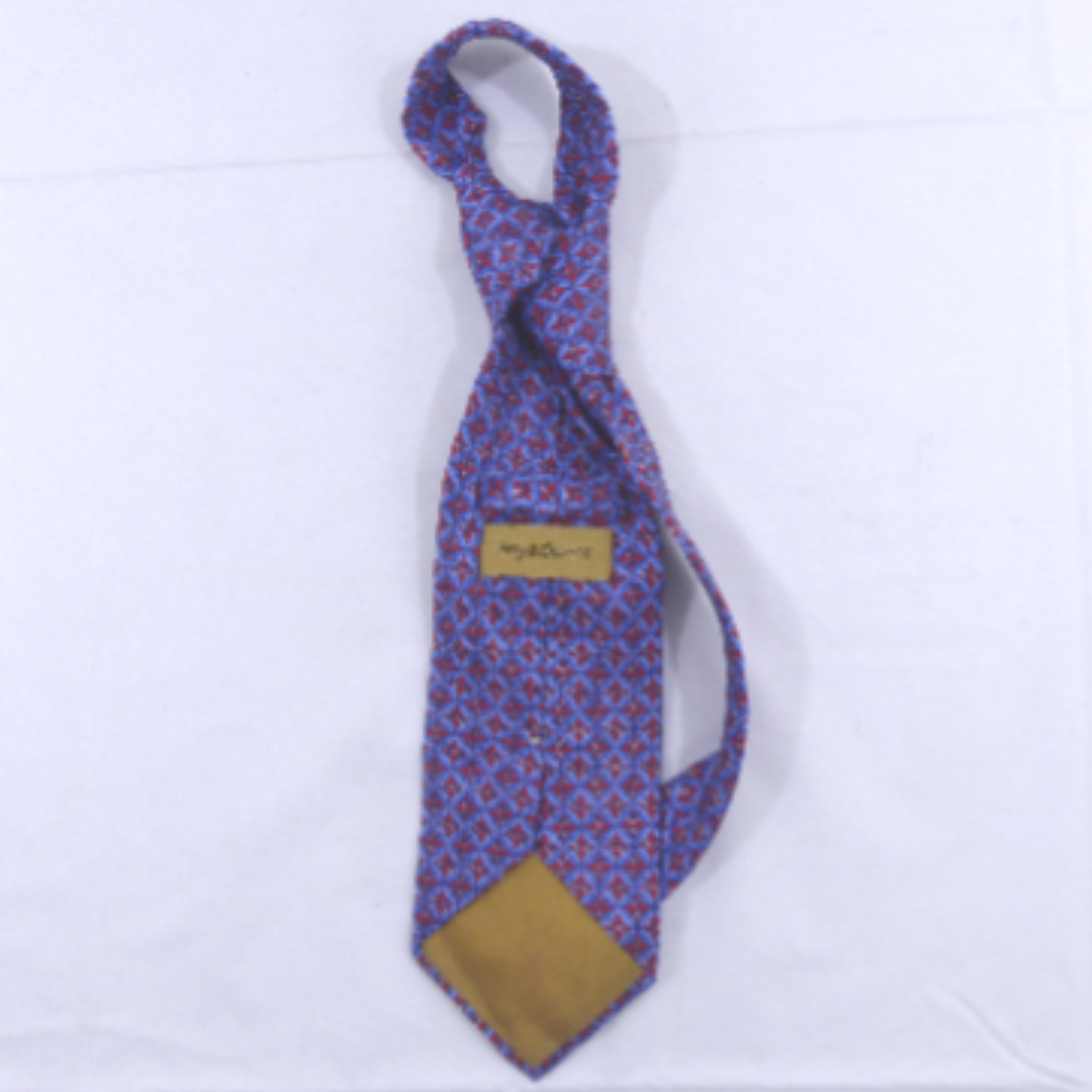 Cravate vintage / 100% soie - Signée Yves Saint-Laurent - Photo 1