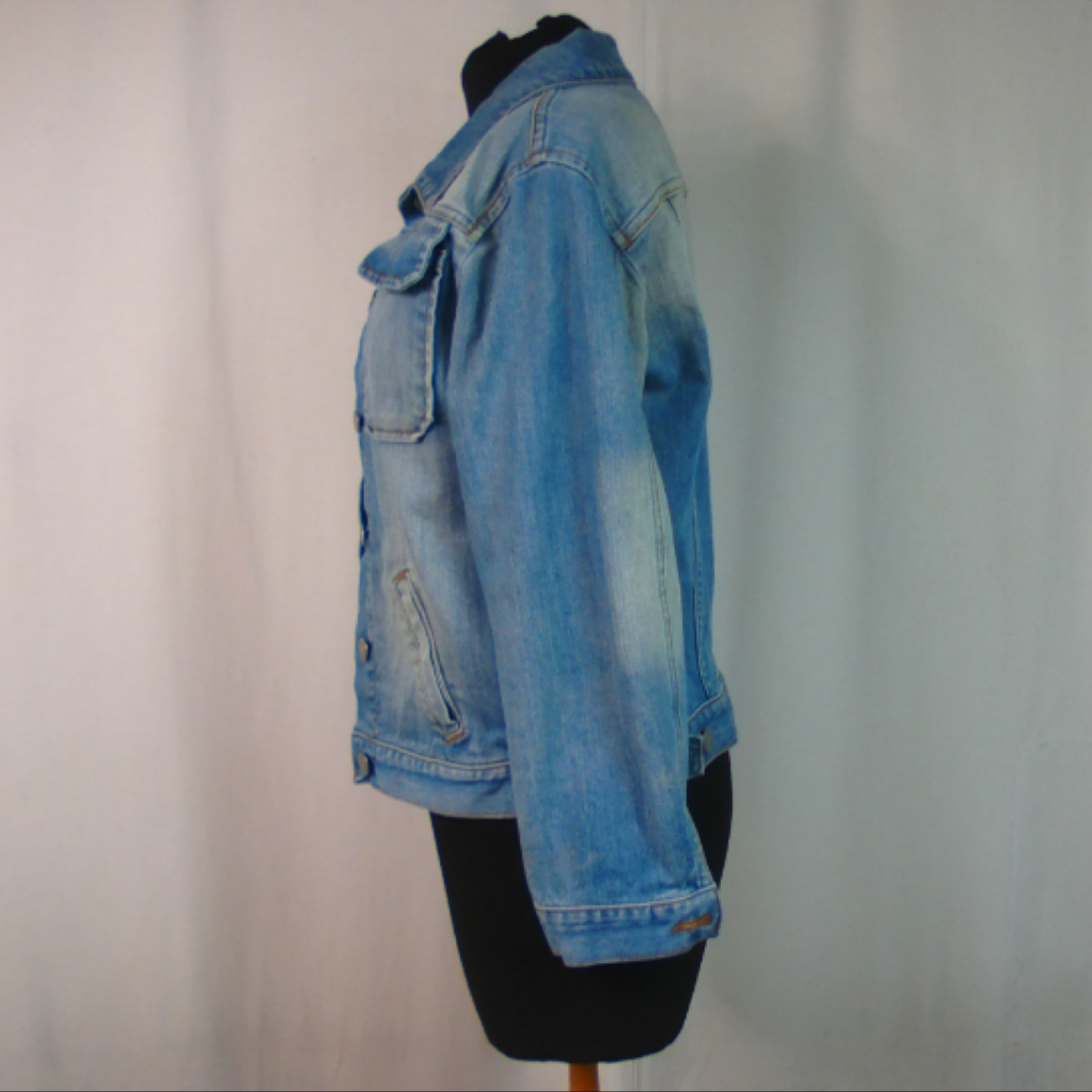 Veste KOOKAÏ, jean bleu, 99% coton, taille 38 Très bon état - Vue 5 - 