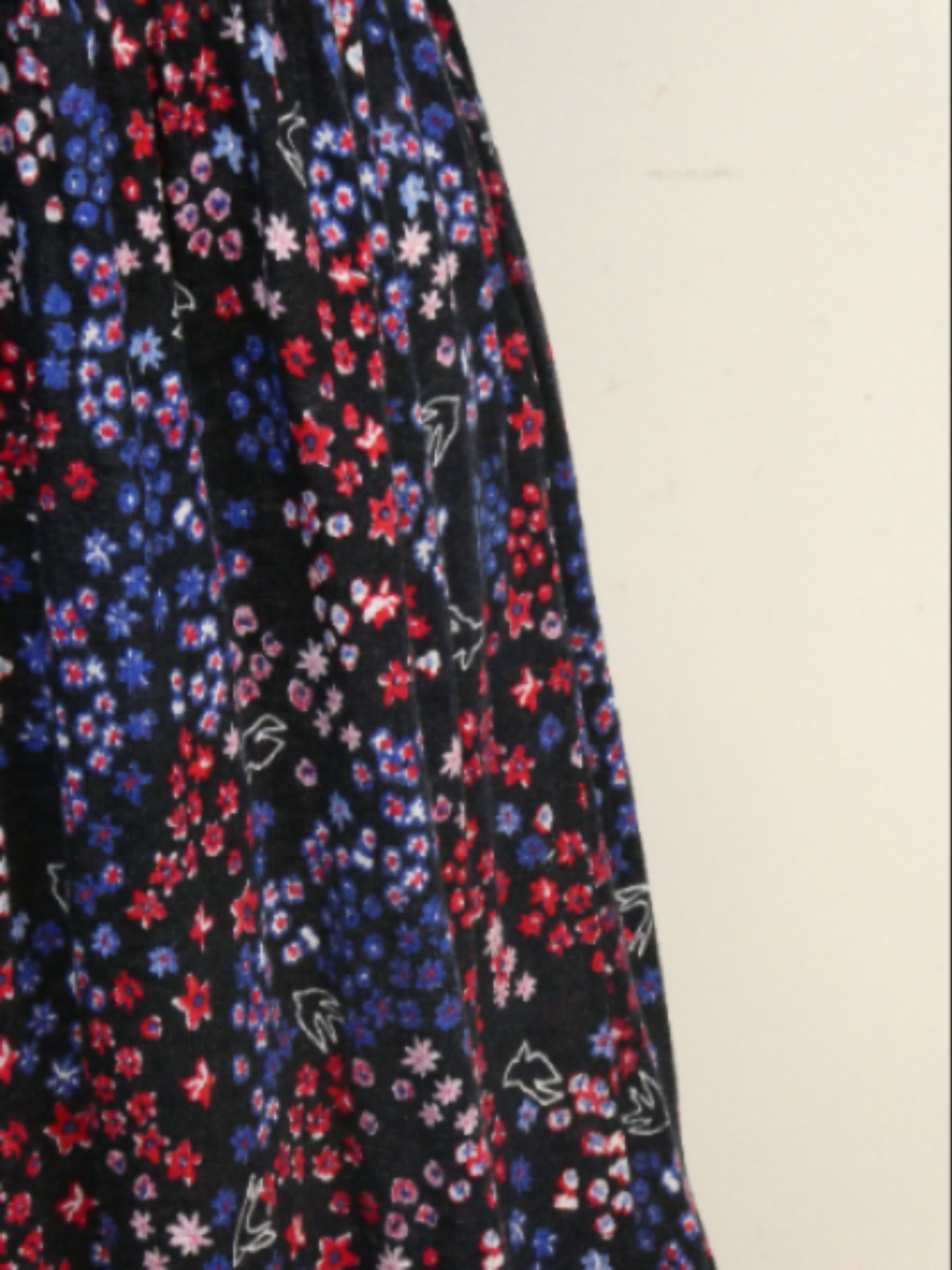 Claudie Pierlot - Robe bleue à fleurs multicolores - T1 - Photo 9