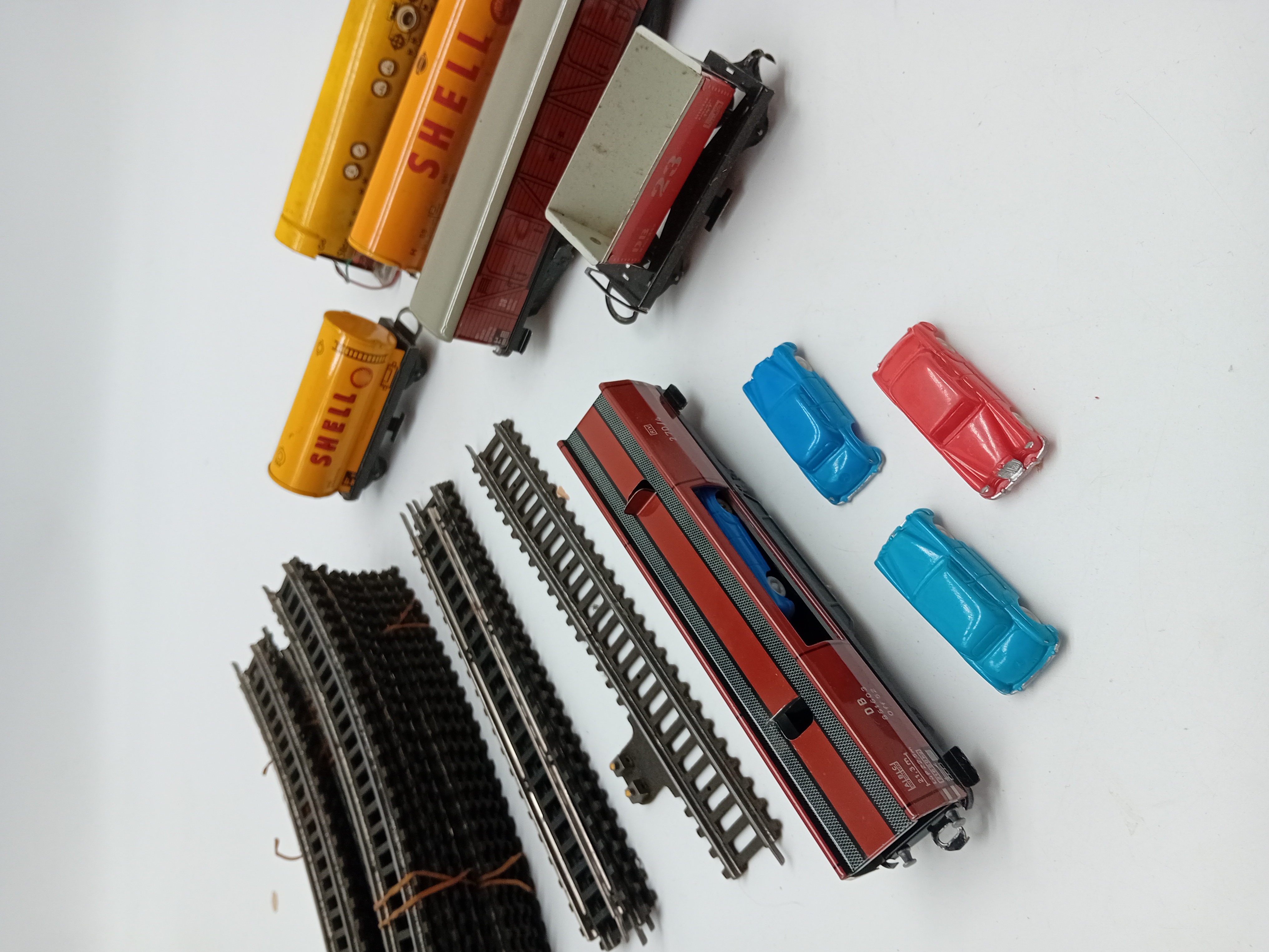 Voir photo 3 de Circuit De Train Miniature Ho Trix Vintage (b737) Circuit De Train Miniature Ho Trix Vintage (b737) État correct - Vue 3 -