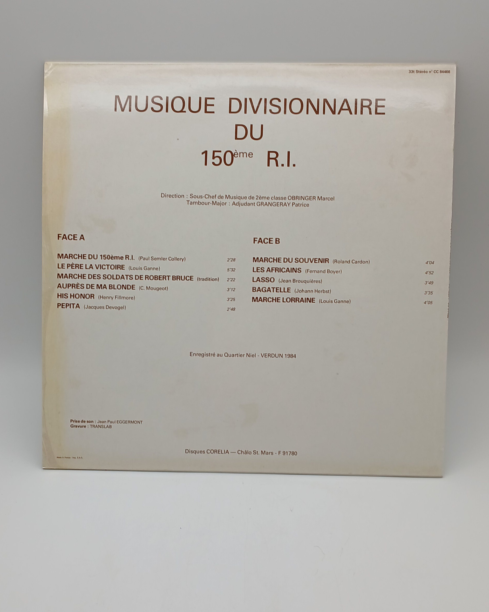 Lot de 2 Vinyles : Musiques Militaires & Fanfares  - Vue 9 - 