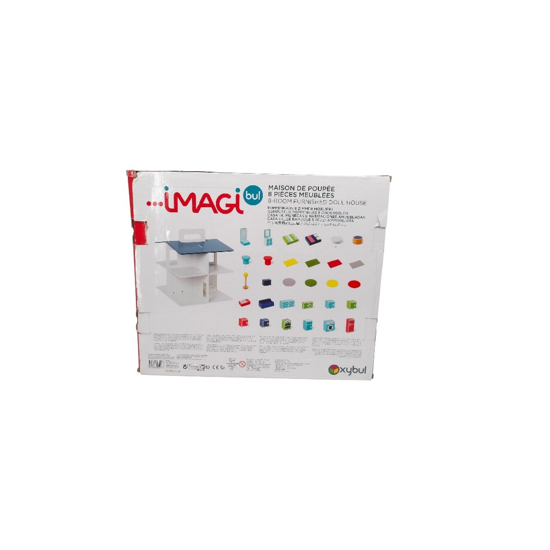 Imagibul - Maison de poupée - 8 pièces meublées Comme neuf - Vue 8 - 