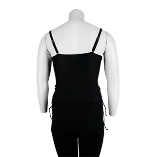 Haut de maillot de bain noir imprimé - femme - taille 48/50 - Photo 1