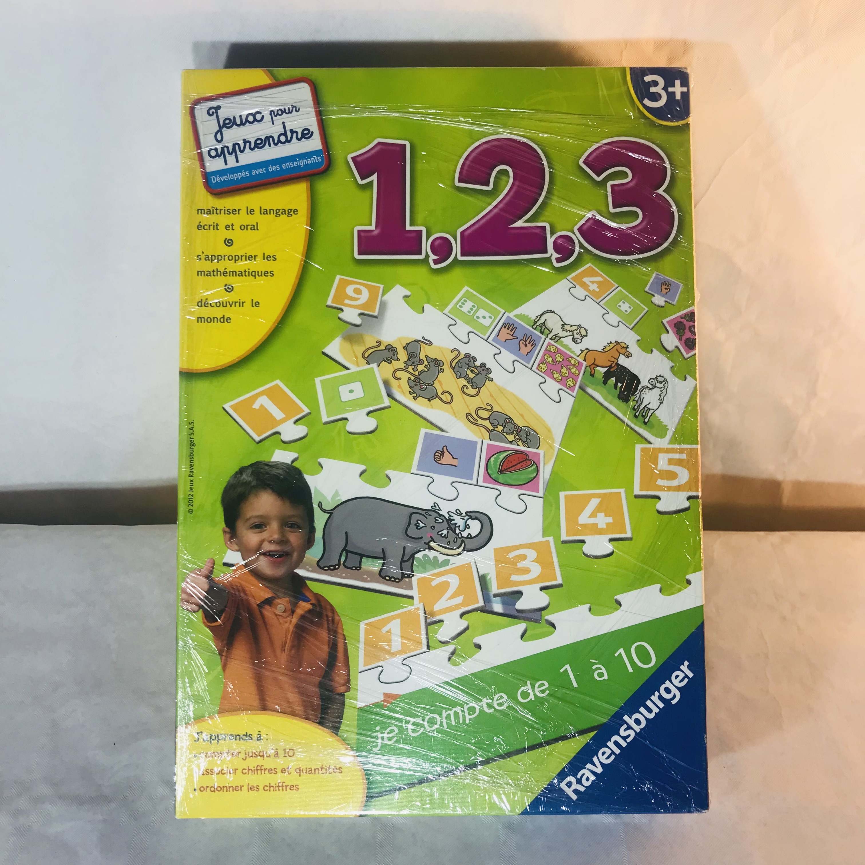 Jeu pour apprendre 1,2,3 - Ravensburger  Très bon état -  reconditionné disponible sur Label Emmaüs