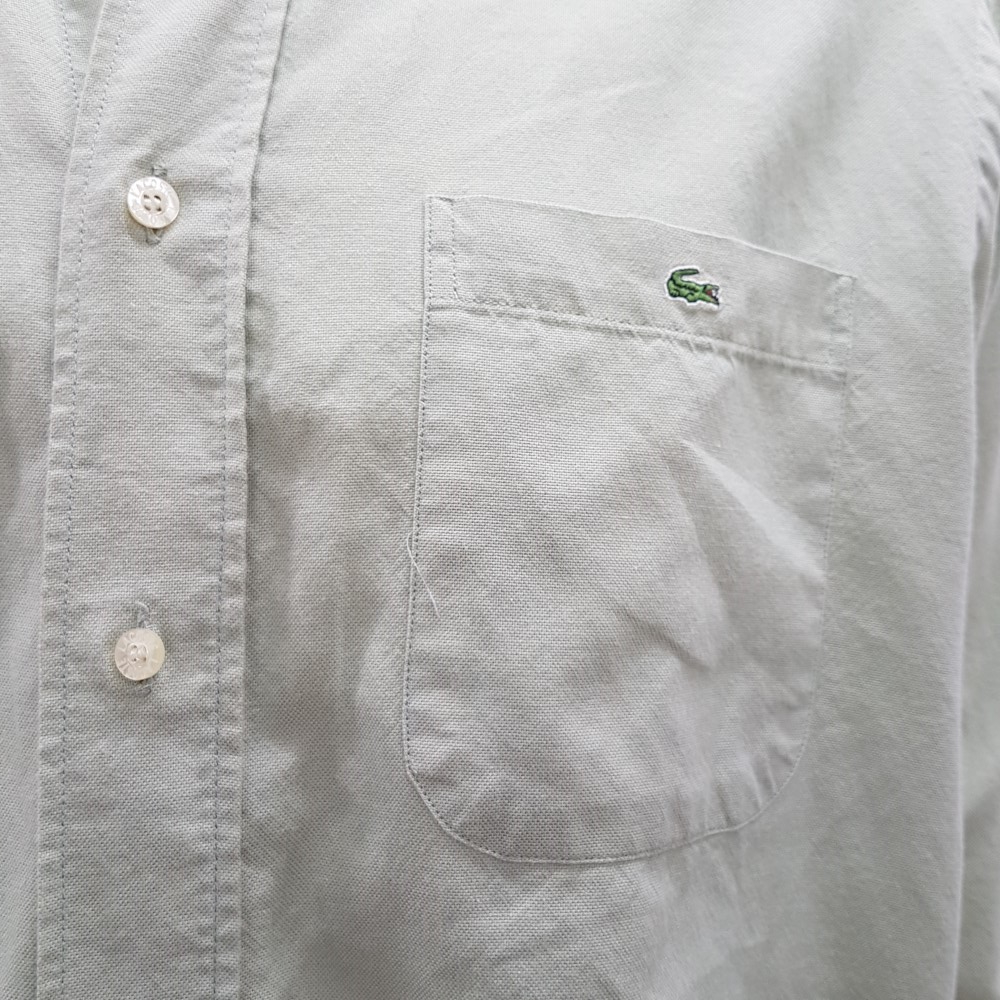Chemise vert clair - LACOSTE - Taille 42 (taille Lacoste) Très bon état - Vue 6 - 