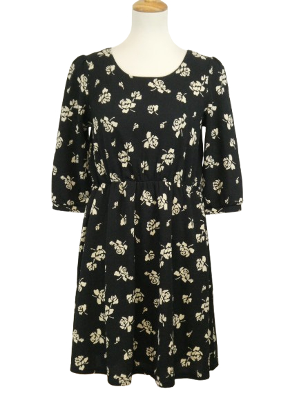 Pattern robe blouson coupe A-line à motif fleuri - Taille S - Photo 0