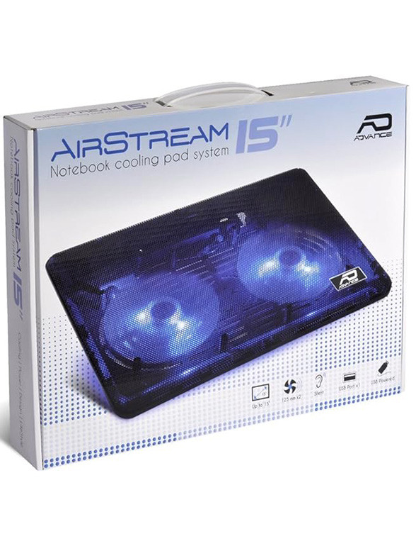 Ventilateur Pc Portable Advance Airstream 15"