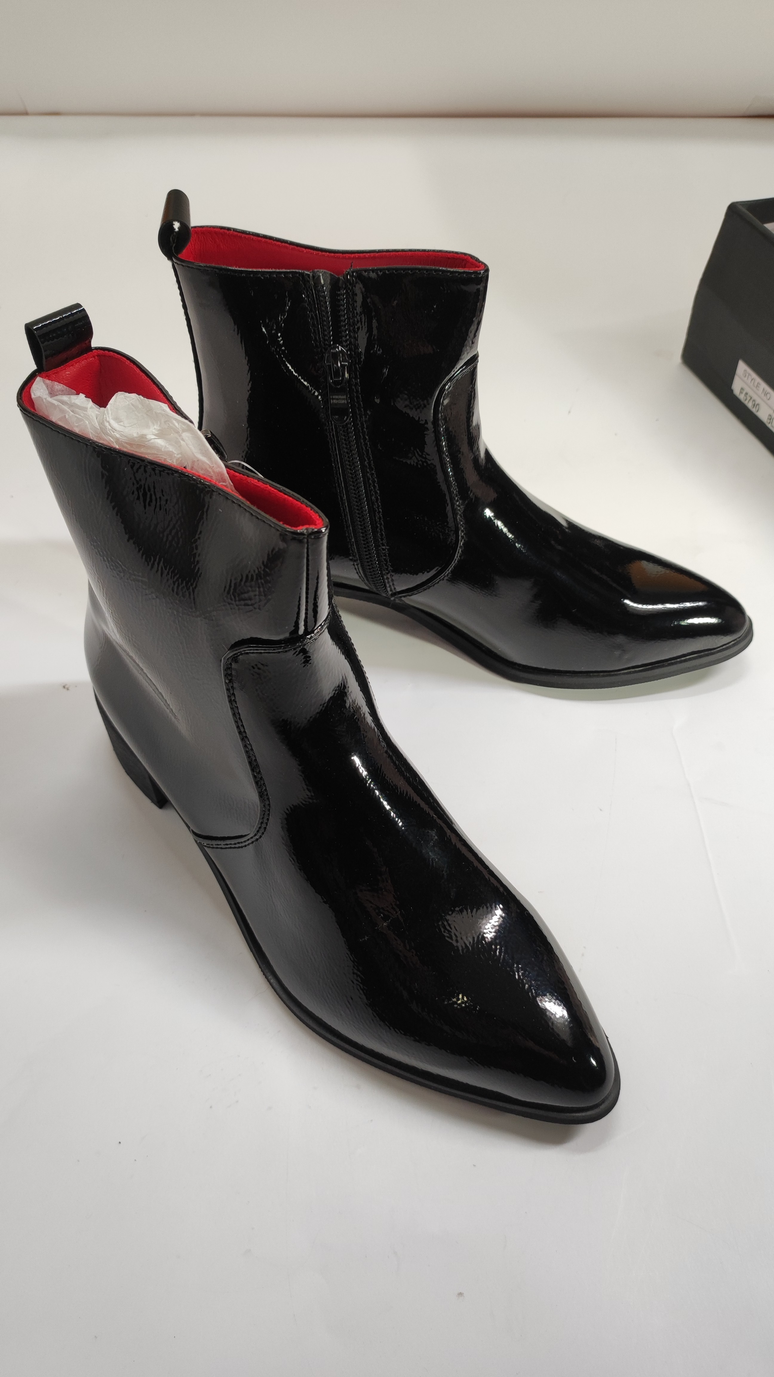 Bottines noires vernies T40 neuves - Photo 1