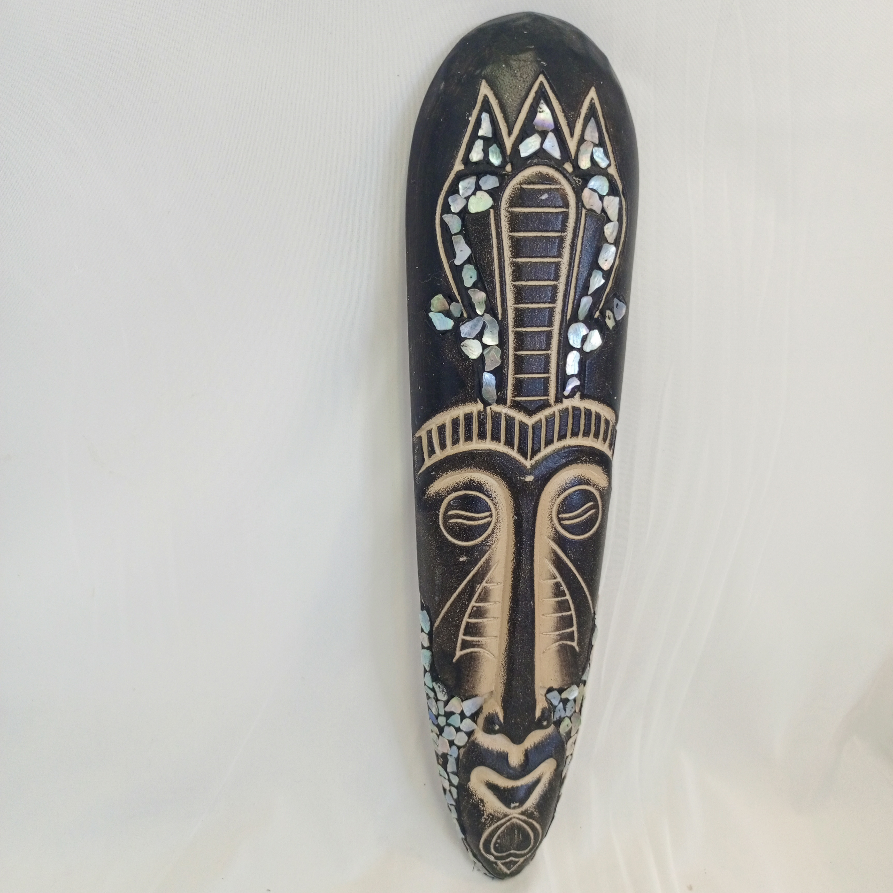 Masque Primitif Africain Mural - État correct - Photo 4