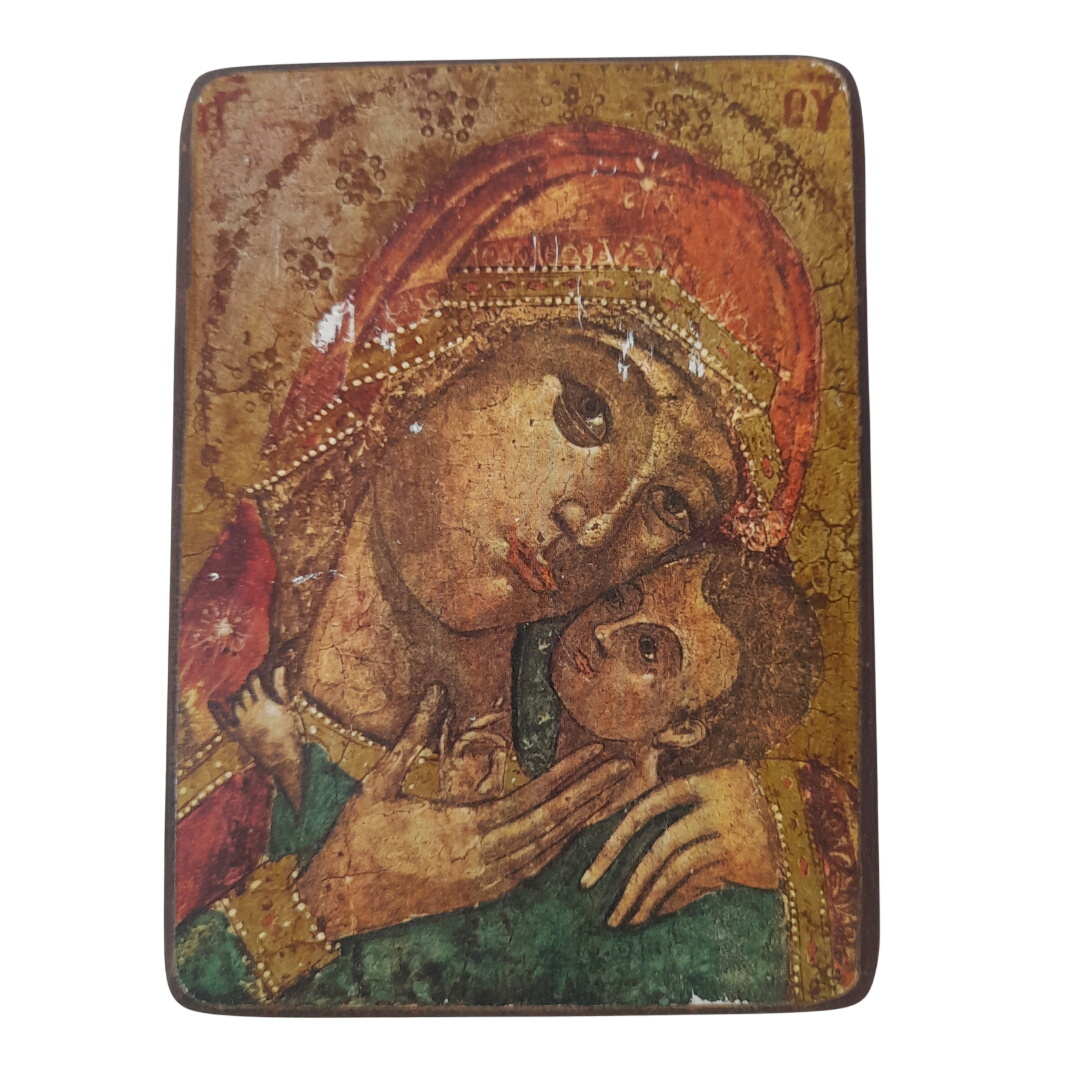 Icône Religieuse sur Bois – Vierge de Korsoun - Atelier d'Icônes de Saint-Cézaire Bon état -  reconditionné disponible sur Label Emmaüs