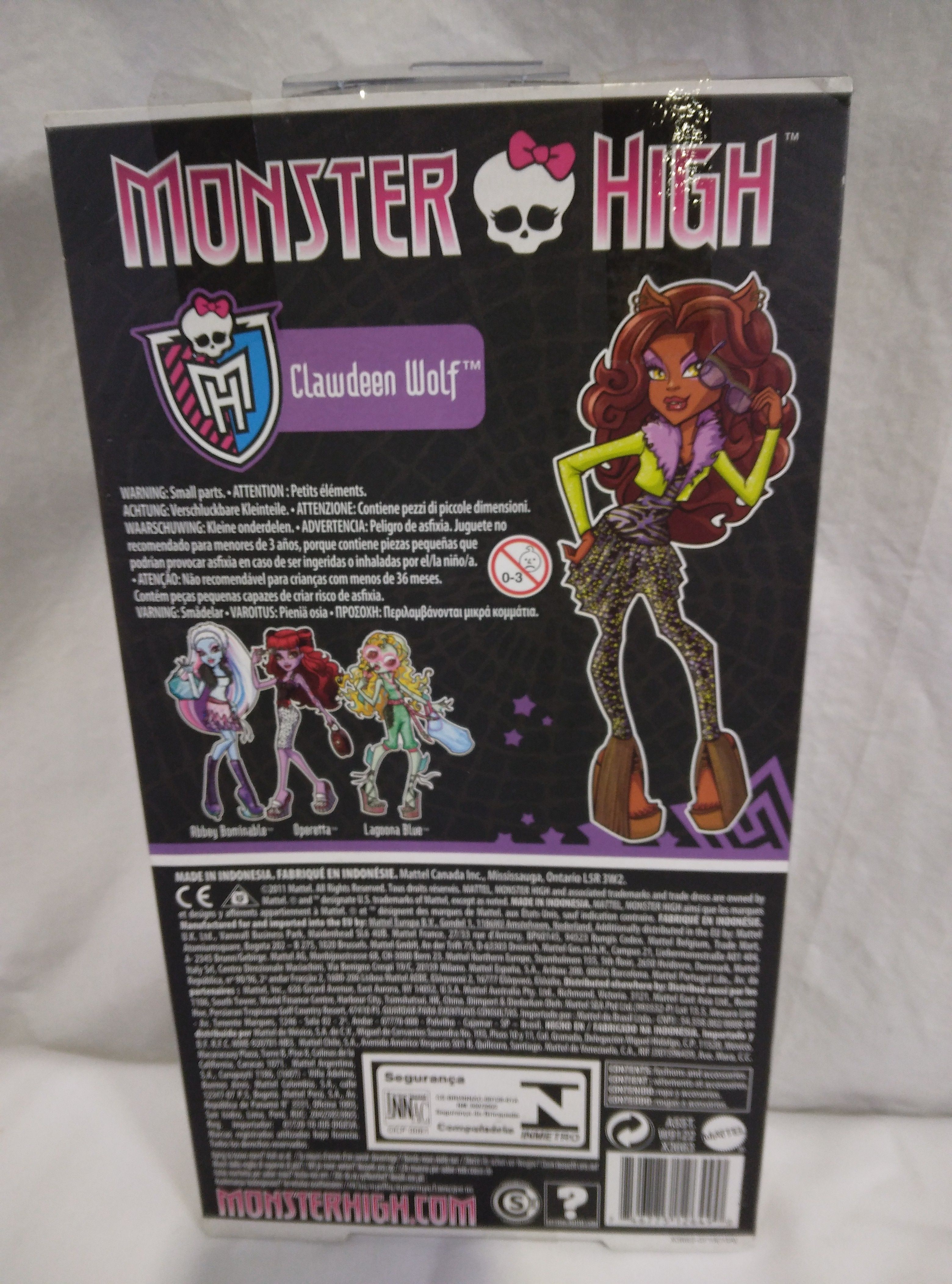 Voir photo 2 de Tenue de poupée Clawdeen Wolf, Monster High Tenue de poupée Clawdeen Wolf, Monster High Très bon état - Vue 2 -