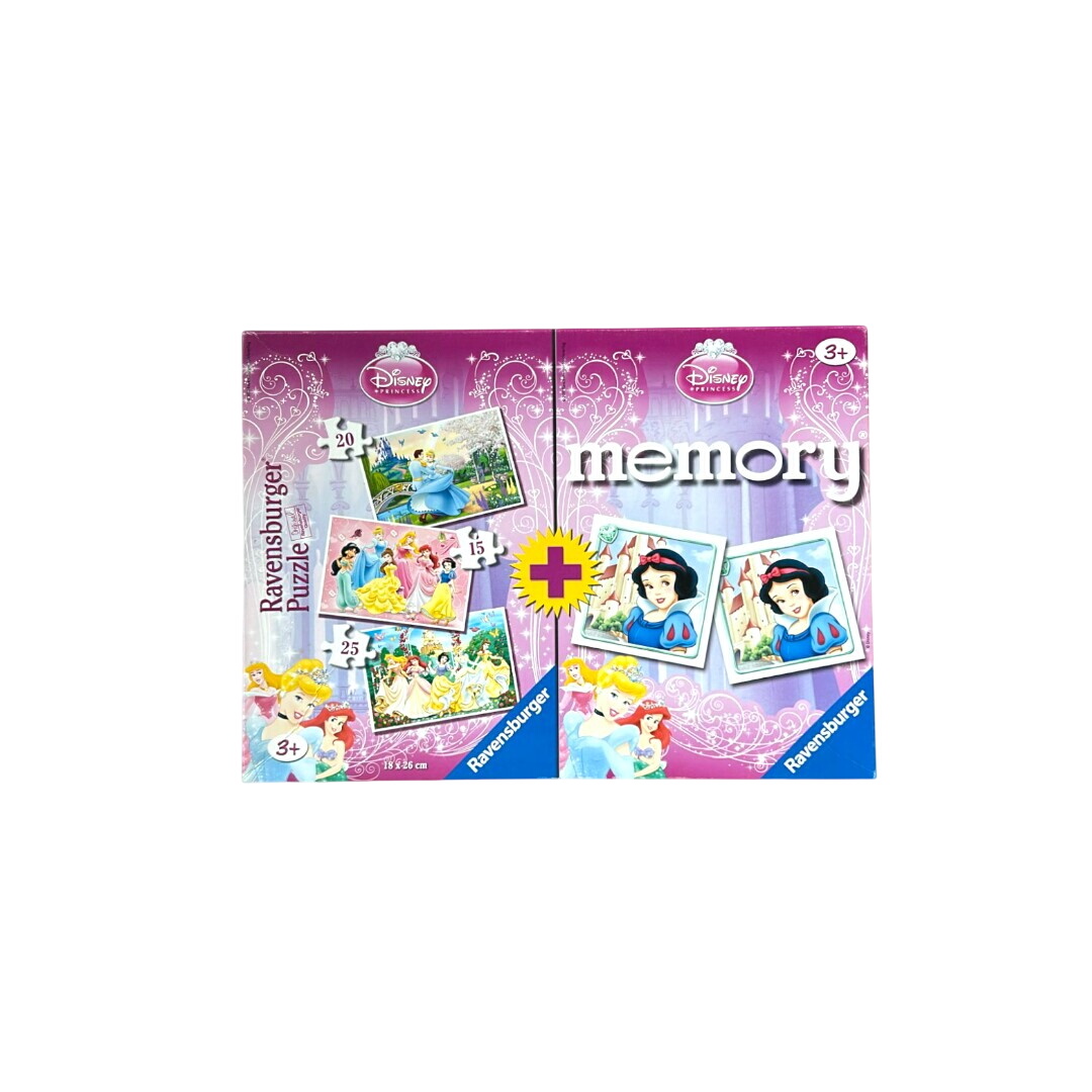3 Puzzles + Memory - Princesses Disney- Édition 2011 Très bon état - Vue 23 - 