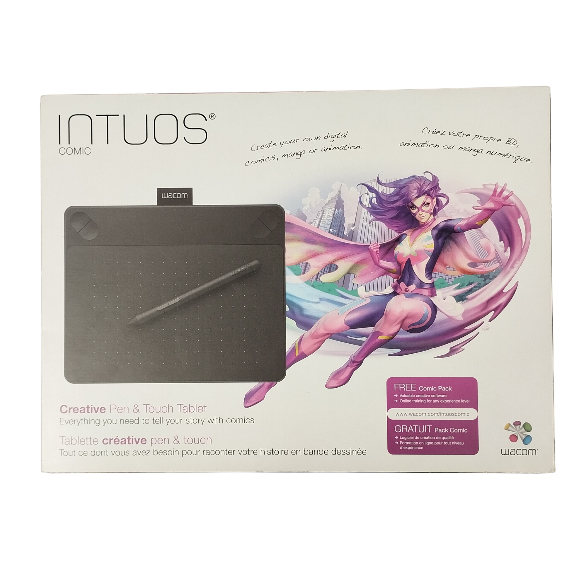 Tablette graphique Wacom Intuos Comic Comme neuf -  reconditionné disponible sur Label Emmaüs