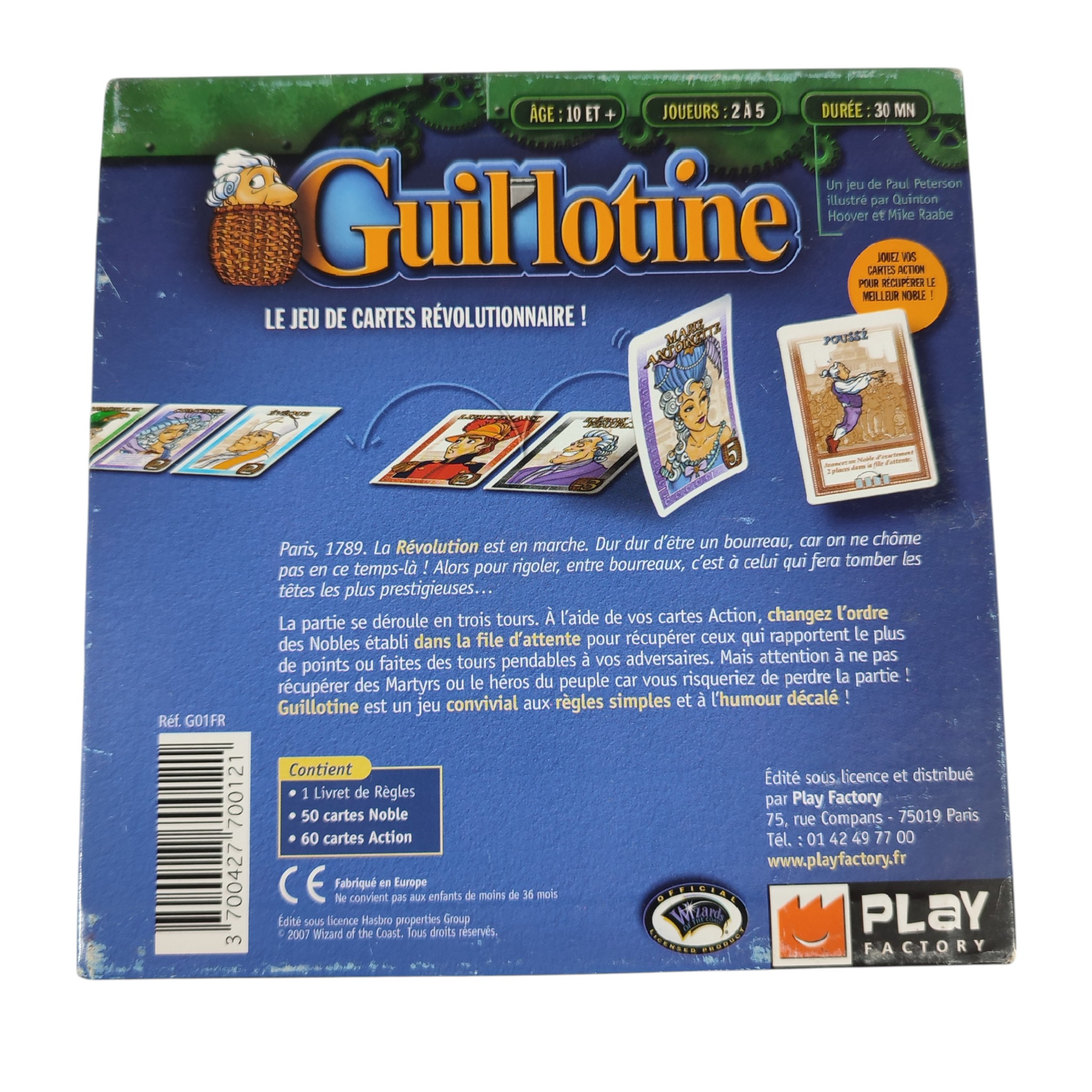 Jeu de carte Guillotine, le jeu de carte révolutionnaire !  - Vue 6 - 