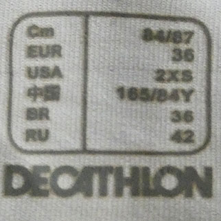 T-shirt de sport gris imprimé - femme - Decathlon - taille 36 - Photo 4