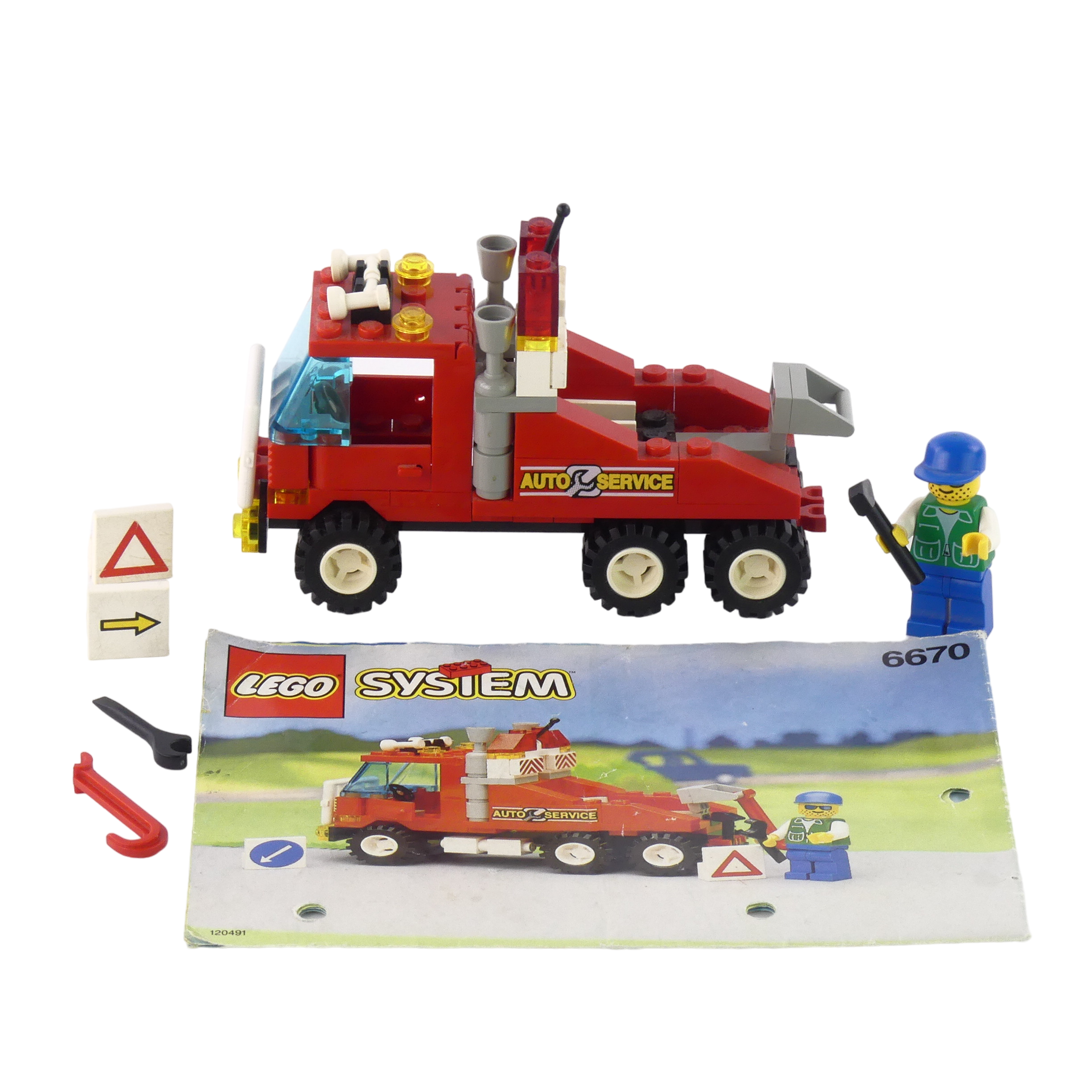 Lego system 6070 dépanneuse Bon état -  reconditionné disponible sur Label Emmaüs