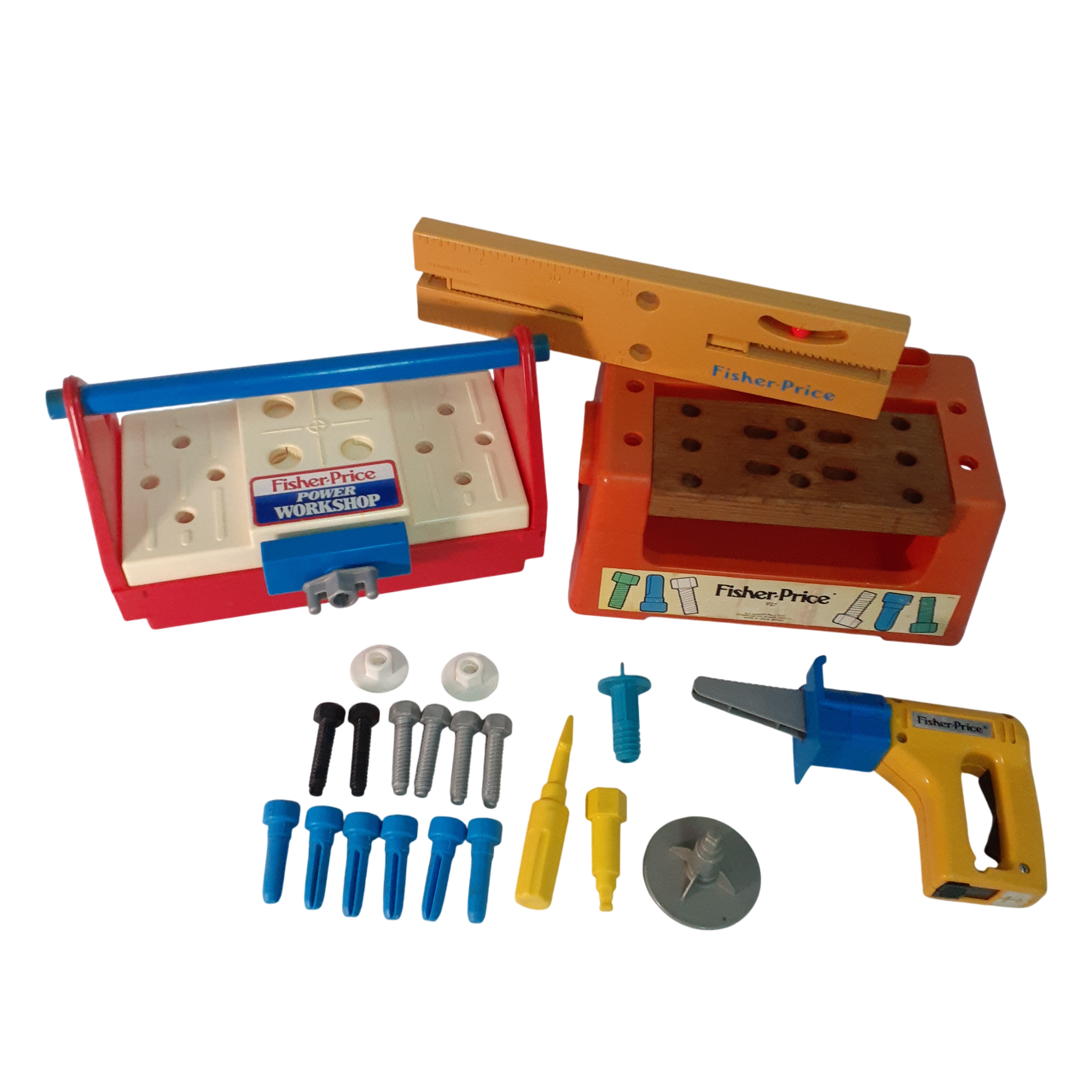 Etabli enfant - Vintage Fisher Price Power Workshop - Bon état sur Label Emmaüs