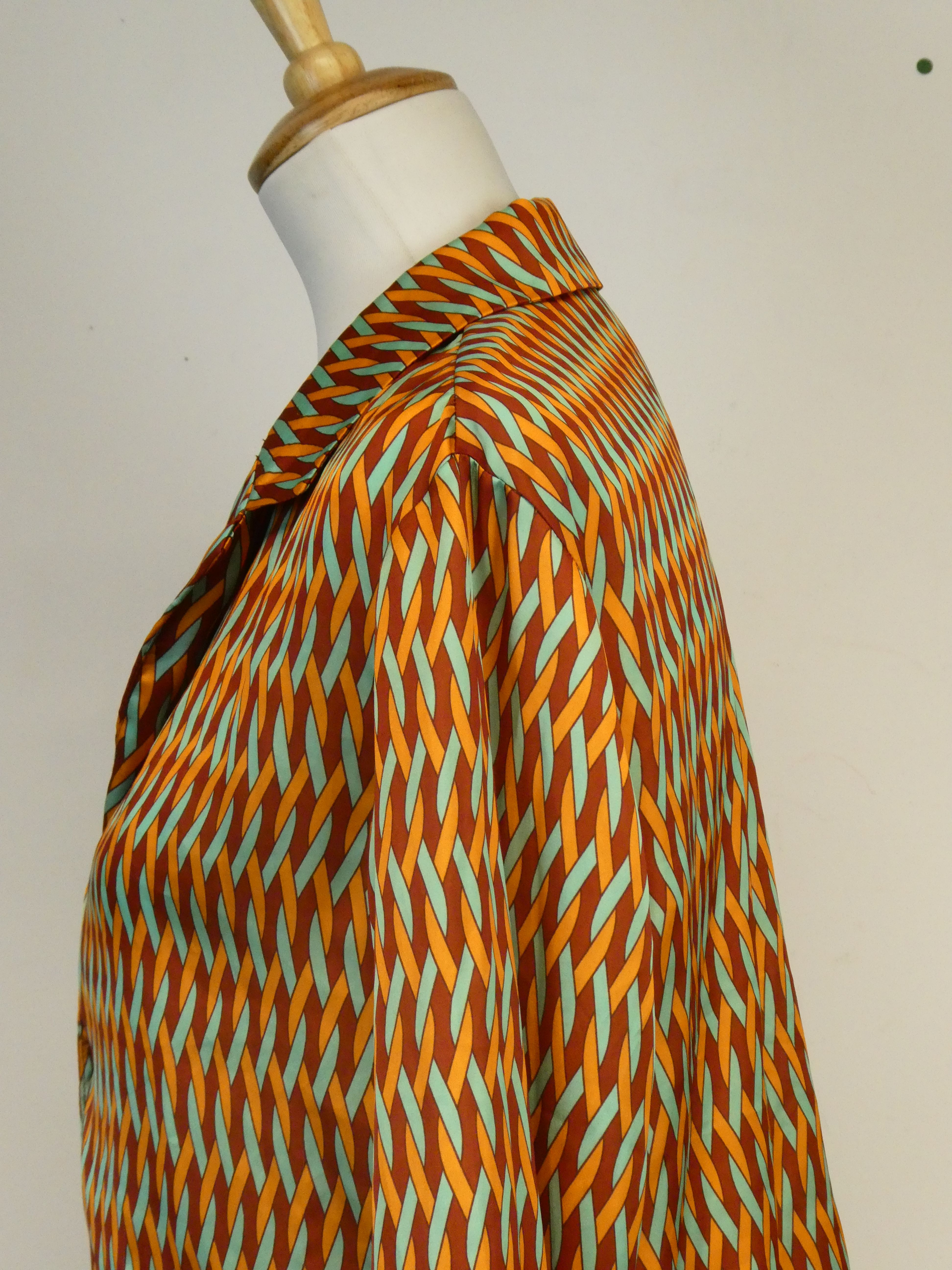 Pimkie chemise manches longues encolure tailleur à motif linéaire - Taille L - Photo 6