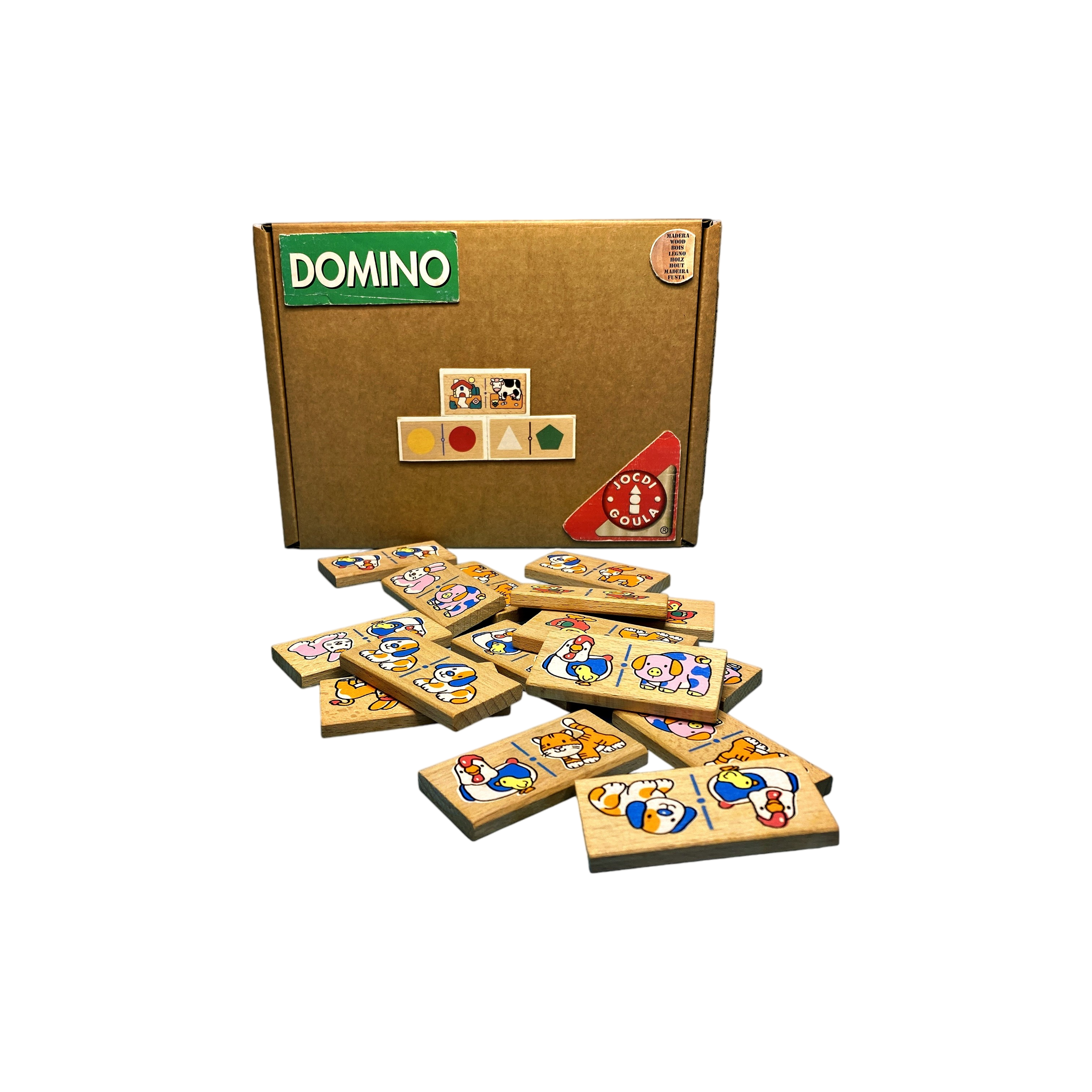 Acheter Dominos en bois - Ferme Très bon état - 13,90 € Dominos en bois - Ferme Très bon état - reconditionné disponible sur Label Emmaüs