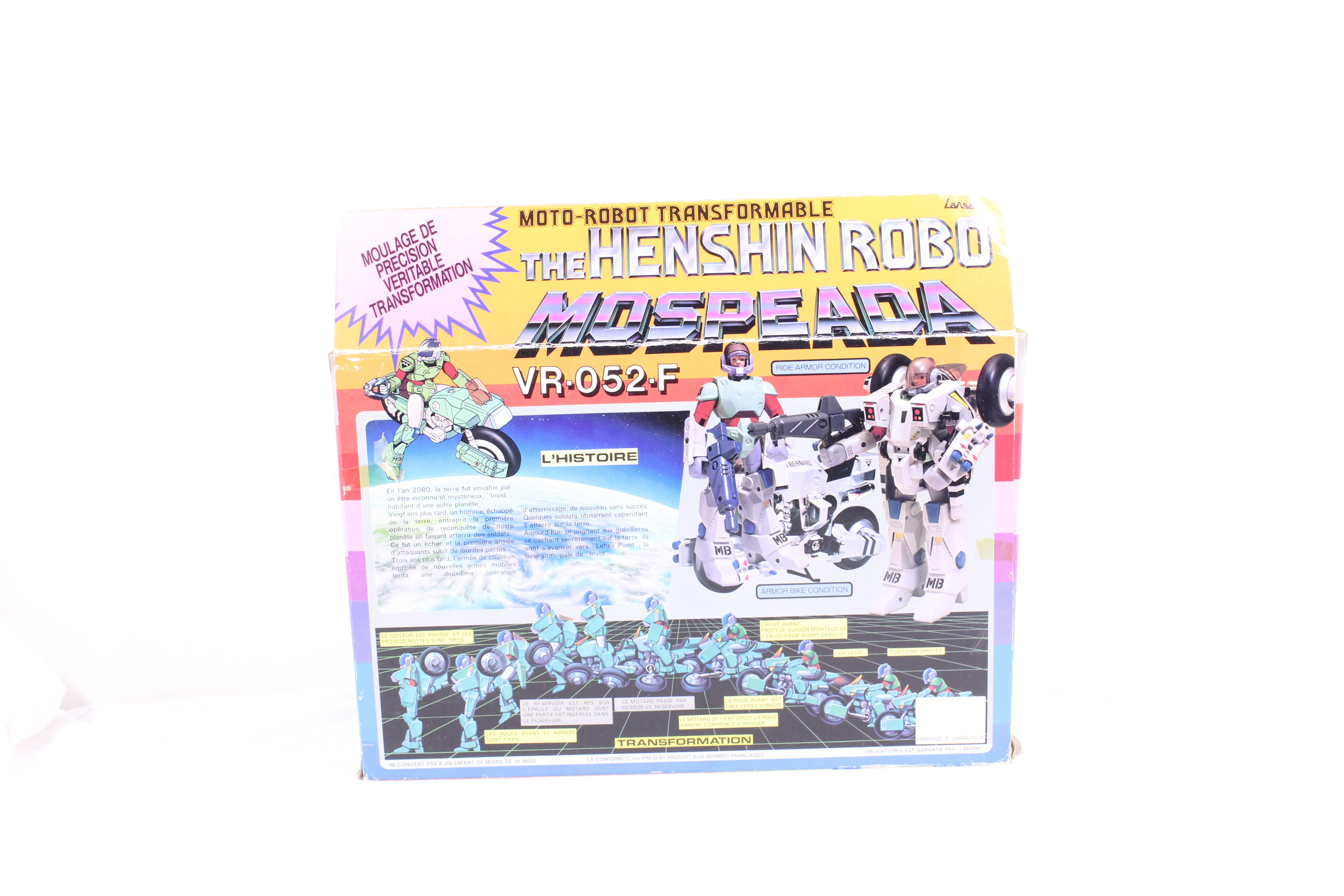 Jeu Moto-Robot Transformable / Mospeada 21 VR-052F - The Henshin Robo Bon état - Vue 6 - 