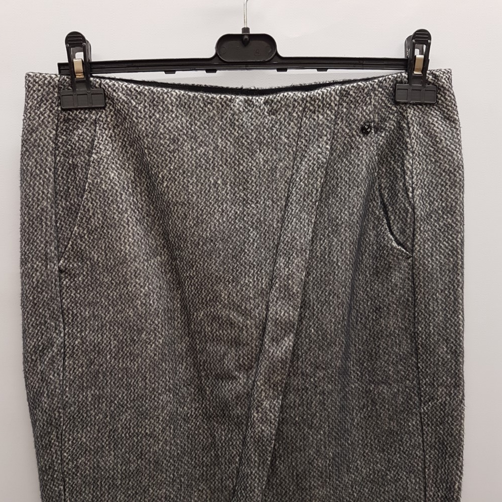 Voir photo 4 de Jupe chinée bleue et blanche - SANDWICH - Taille M Jupe chinée bleue et blanche - SANDWICH - Taille M - Vue 4 -