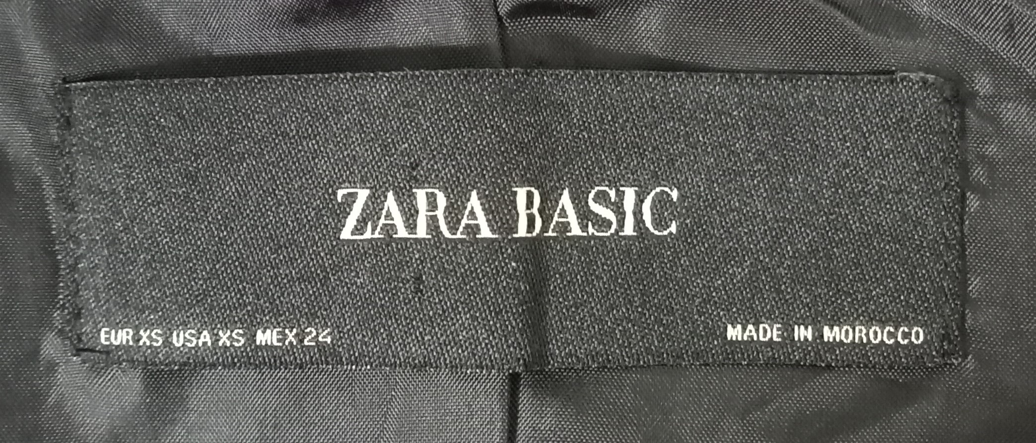 Veste longue noire sans manches - Zara Basic - XS - Très bon état - Photo 4