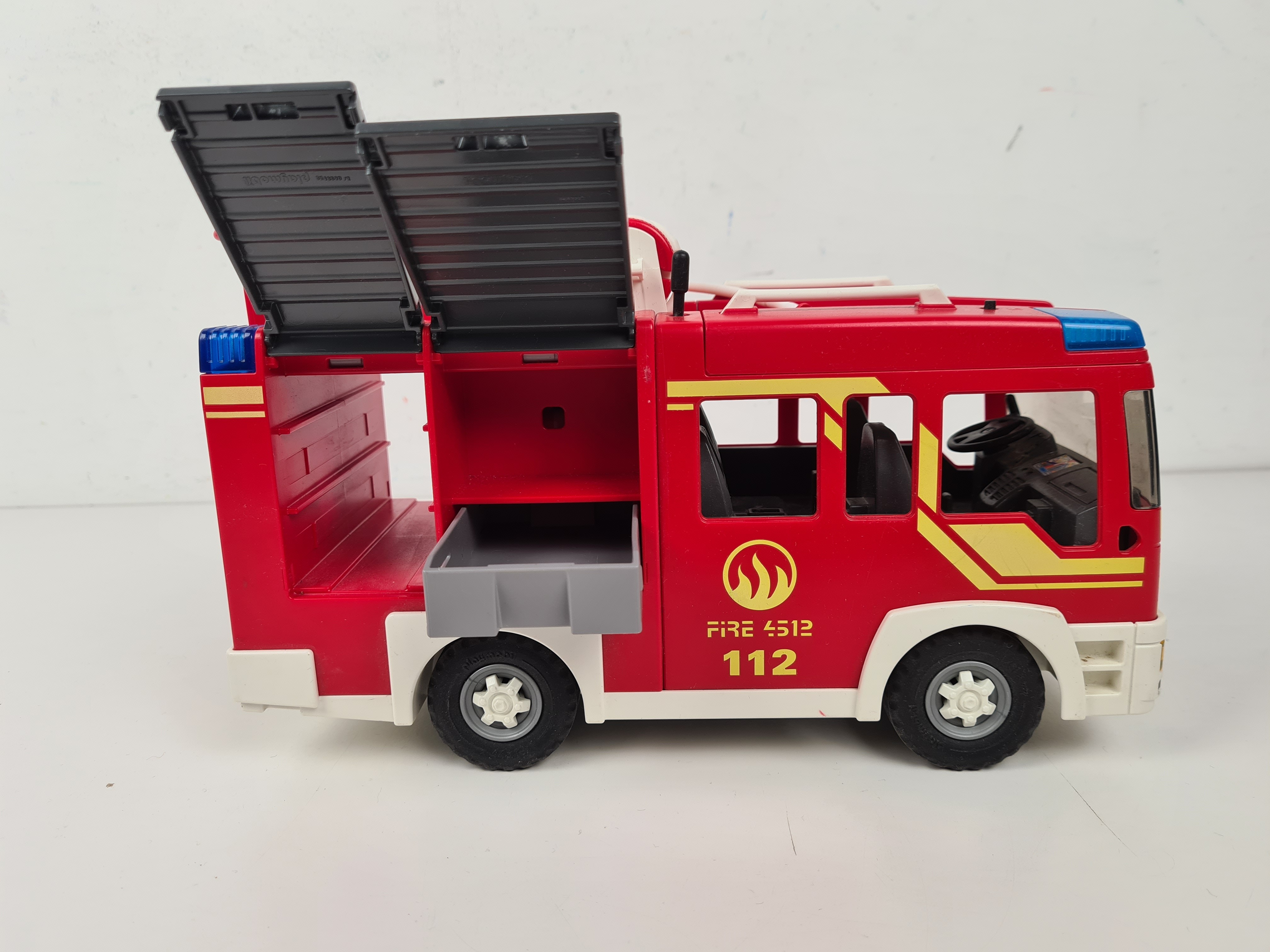 Playmobil - City Action N° 5363 - Camion de pompiers - Incomplet - 26 cm - Bon état - Photo 7