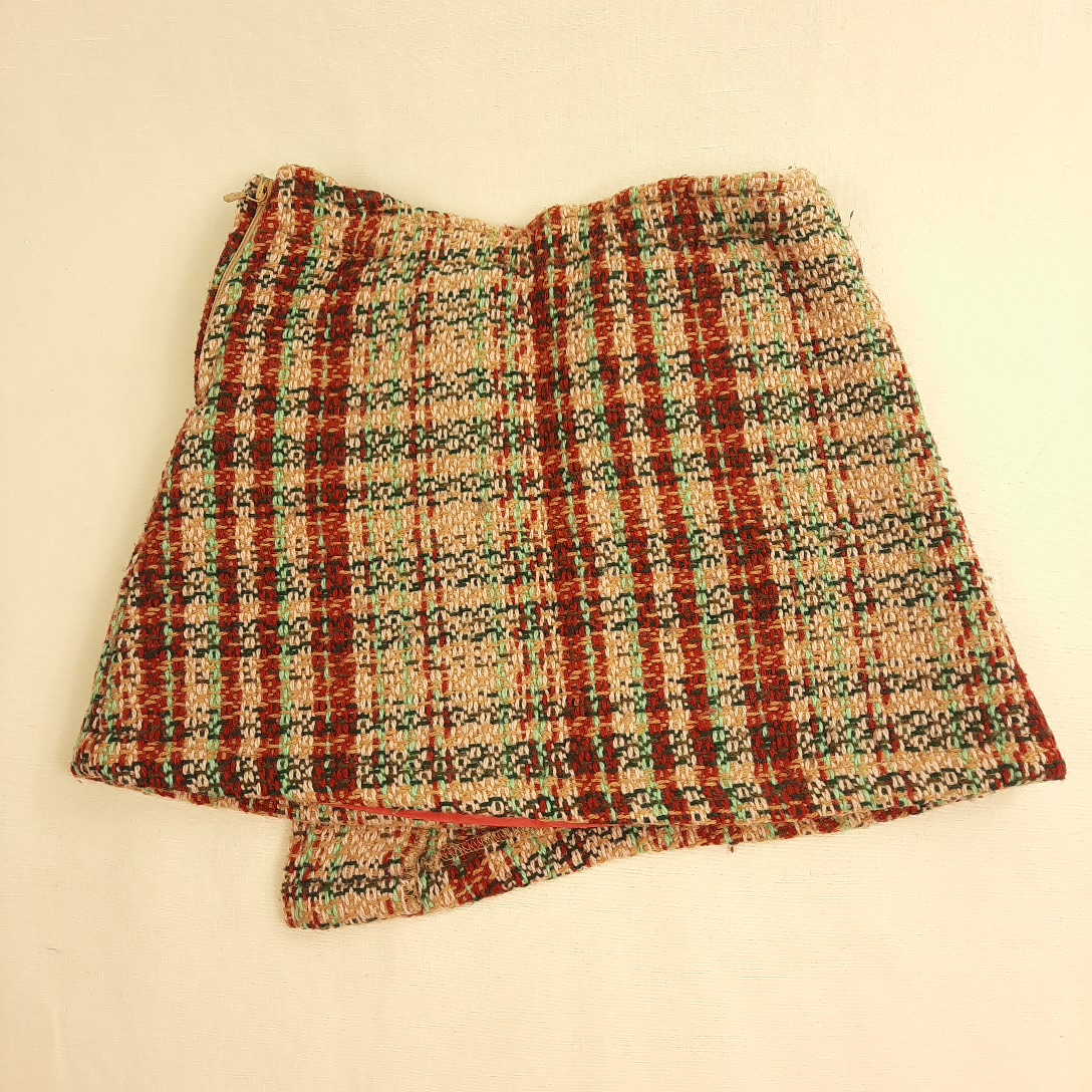 jupe fillette 4 ans mode type portefeuille taille réglable CATIMINI  Très bon état - Vue 2 - 