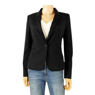 Veste fonc imprime chevrons - Taille 38 - H&M - Modalova