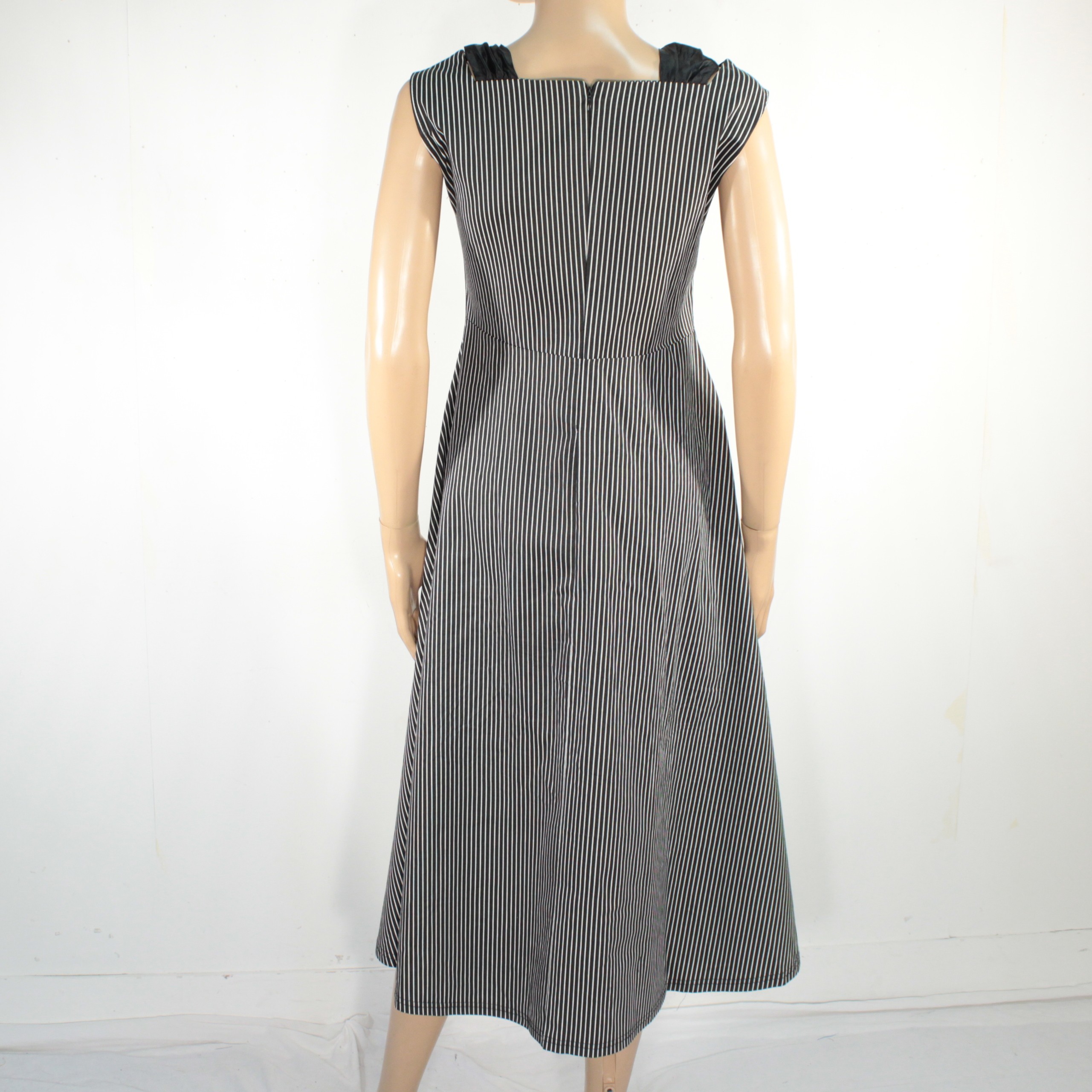 Robe Longue Noir & Blanche Taille M Bon état - Vue 3 - 