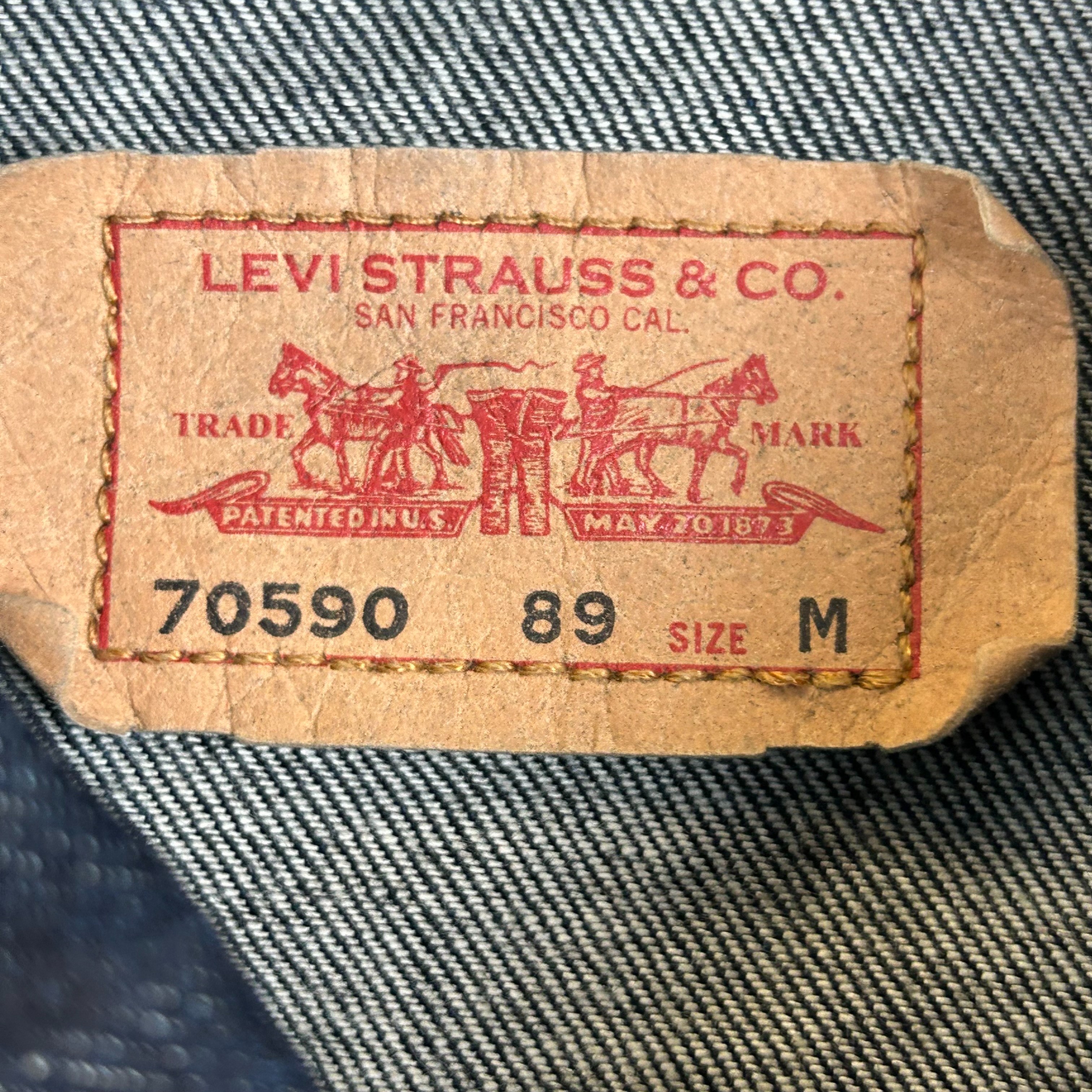 Levi Strauss & Co - Veste en jean bleu - Taille M - Photo 2