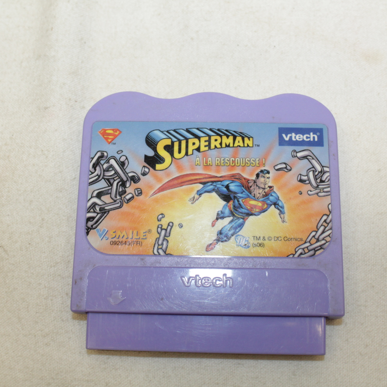 V Smile - VTech vendu avec un jeu (Superman) - État correct - Photo 4