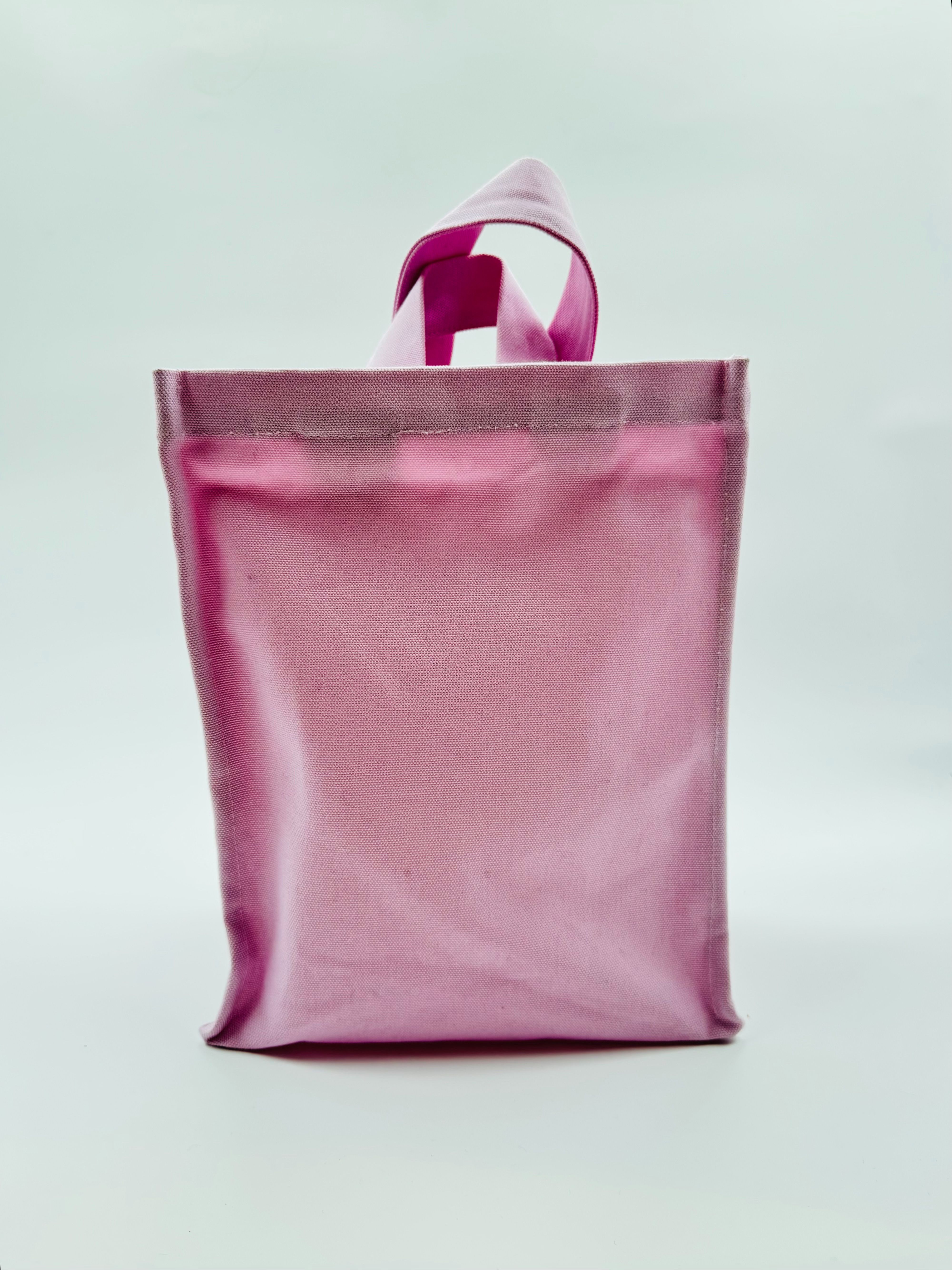 BB Cabas rose pâle en toile. Jeu de Matières. Comme neuf -  reconditionné disponible sur Label Emmaüs
